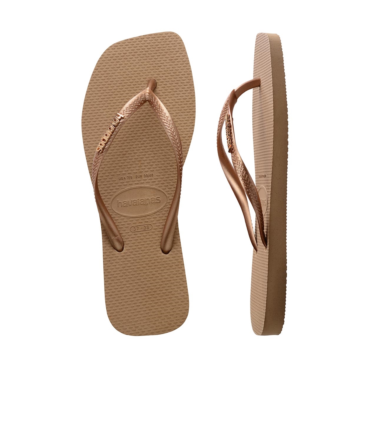 Havaianas Square Logo Metallic Black/Sılver