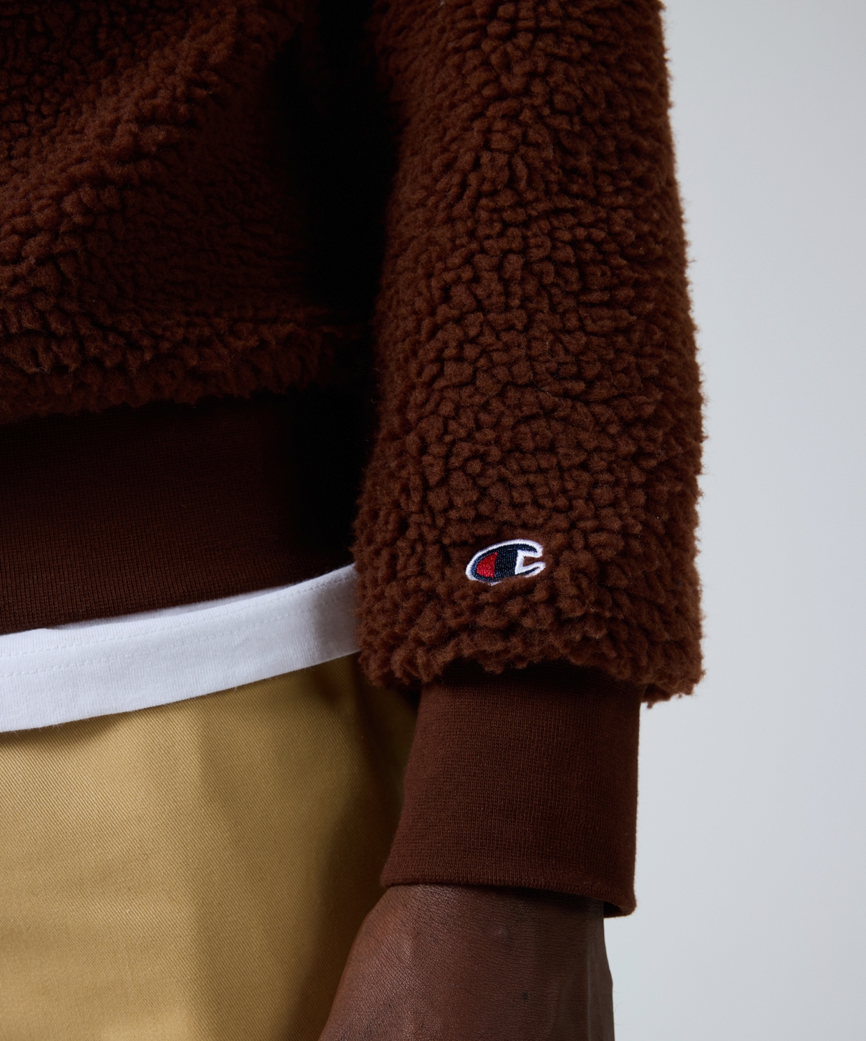 Champion Hooded Half Zip Top