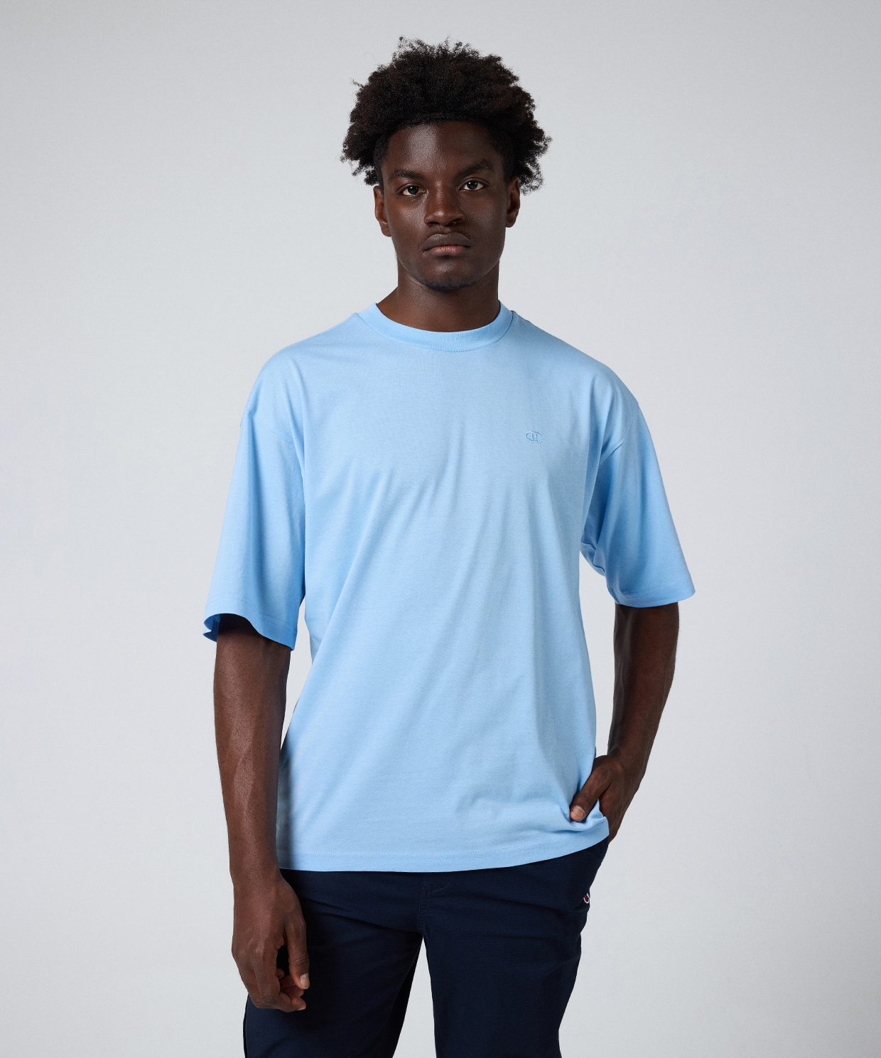 T shirt champion bleu online