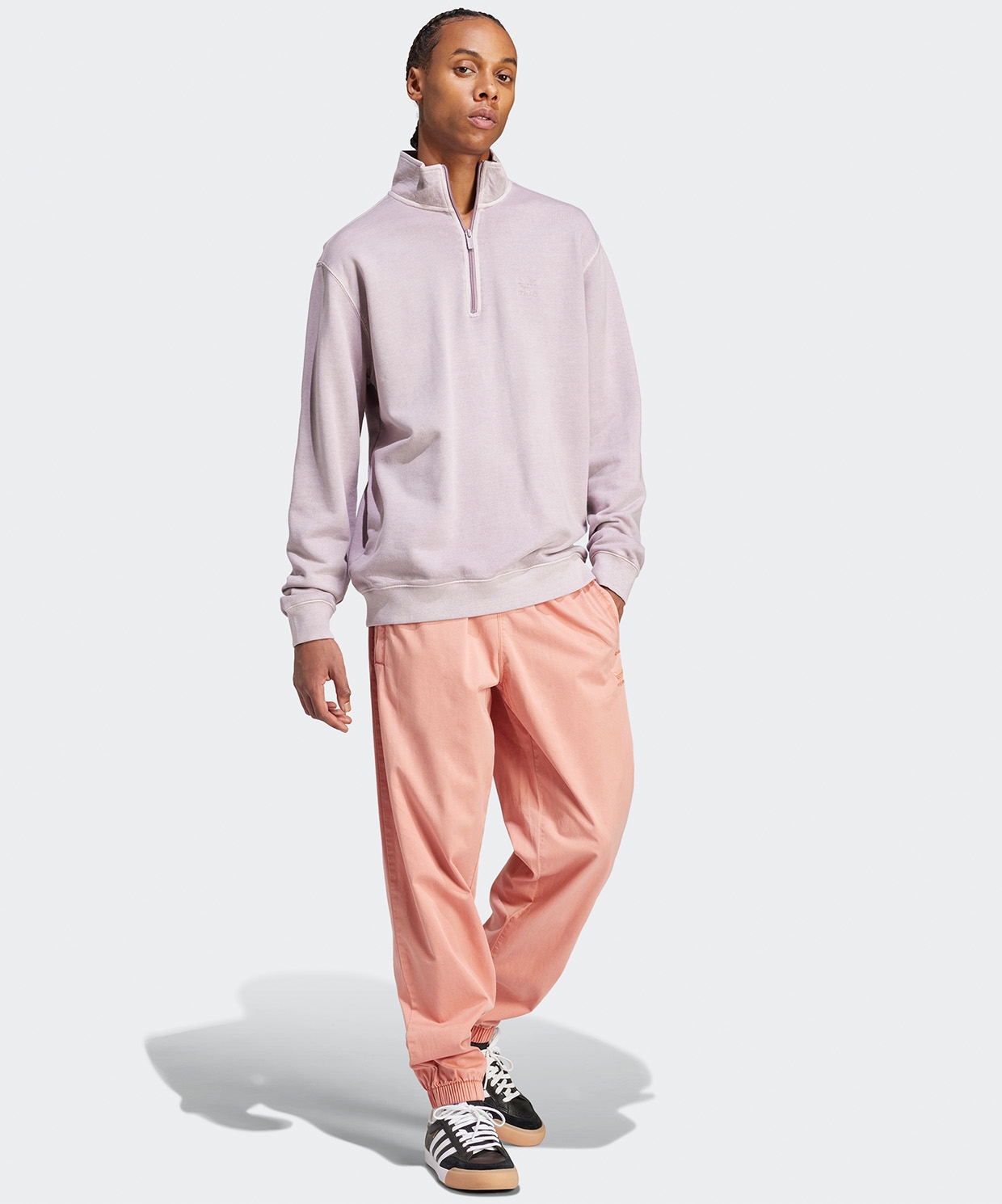 resm adidas Trefoil Essentials+ Dye Woven Pants