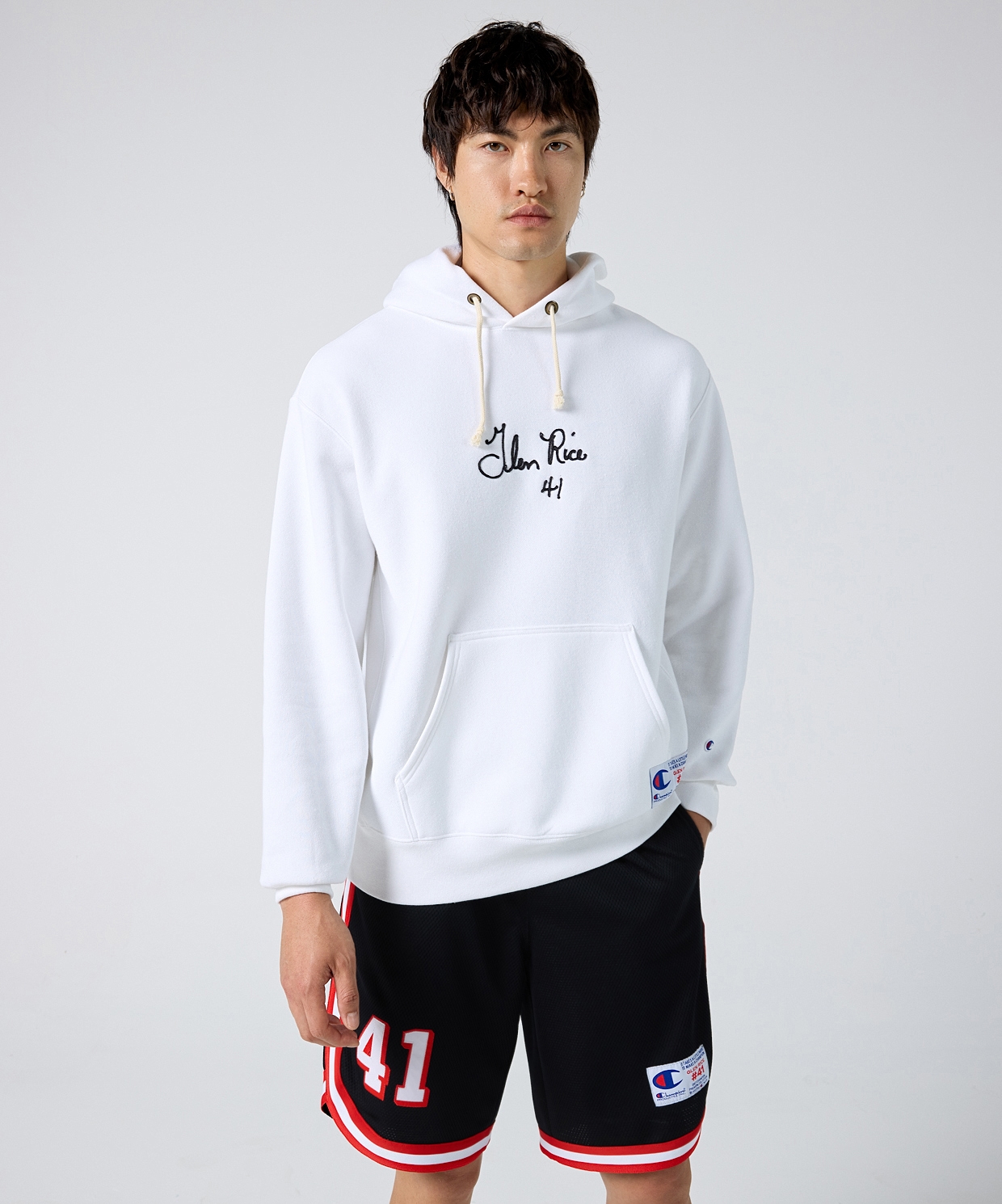 Champion Glen Rice Hooded Sweatshirt