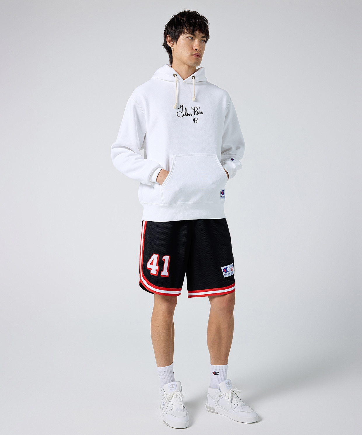 Champion Glen Rice Hooded Sweatshirt