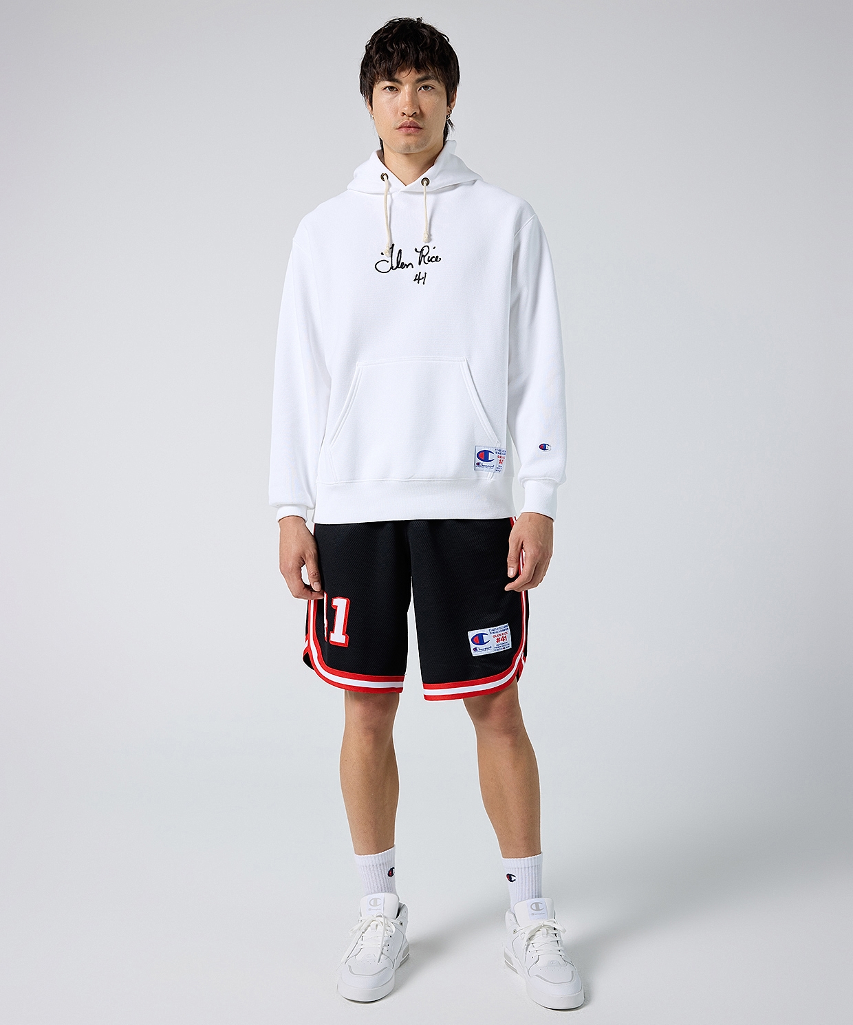 Champion Glen Rice Hooded Sweatshirt