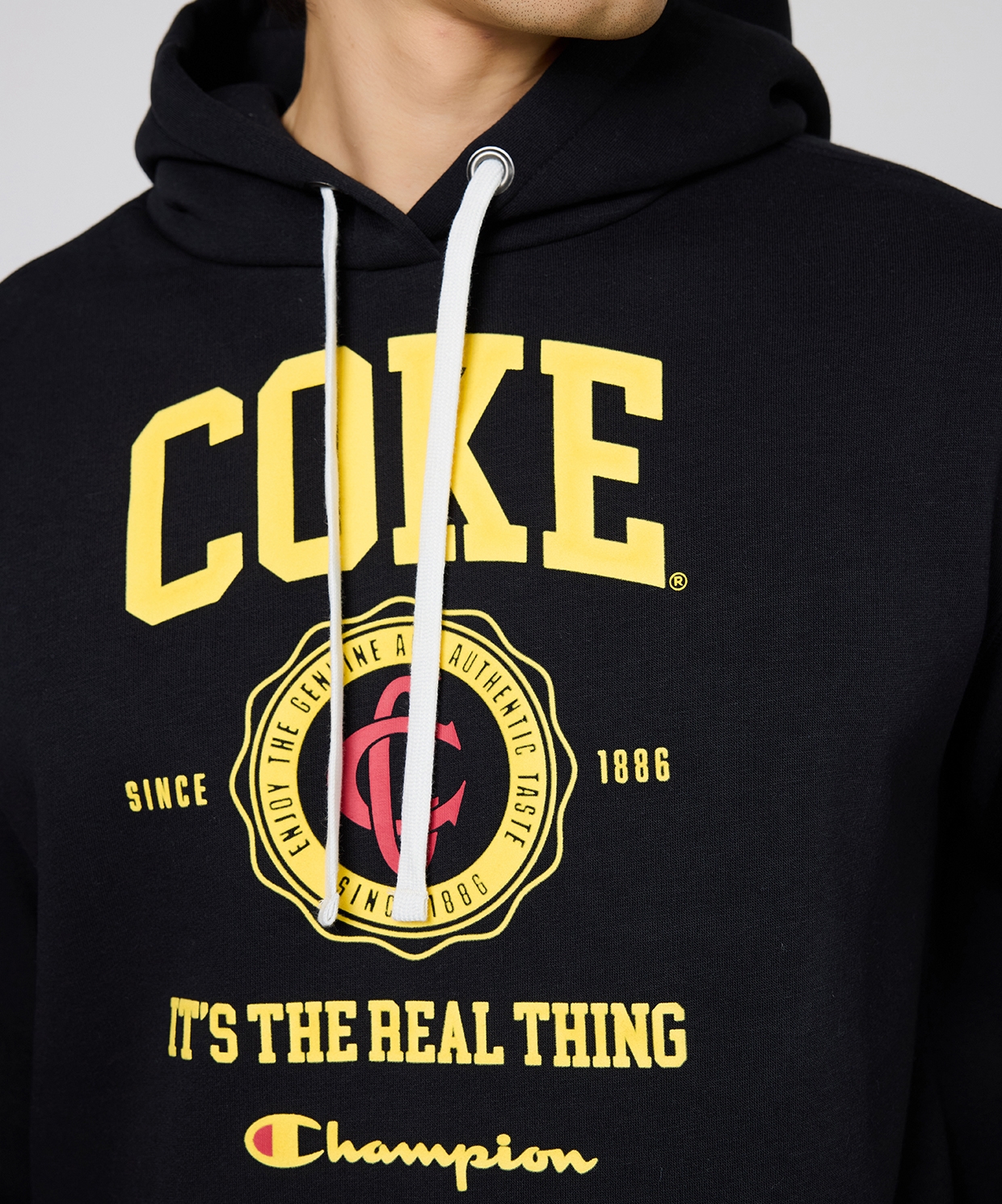 resm Champion Coca Cola Hooded Sweatshirt