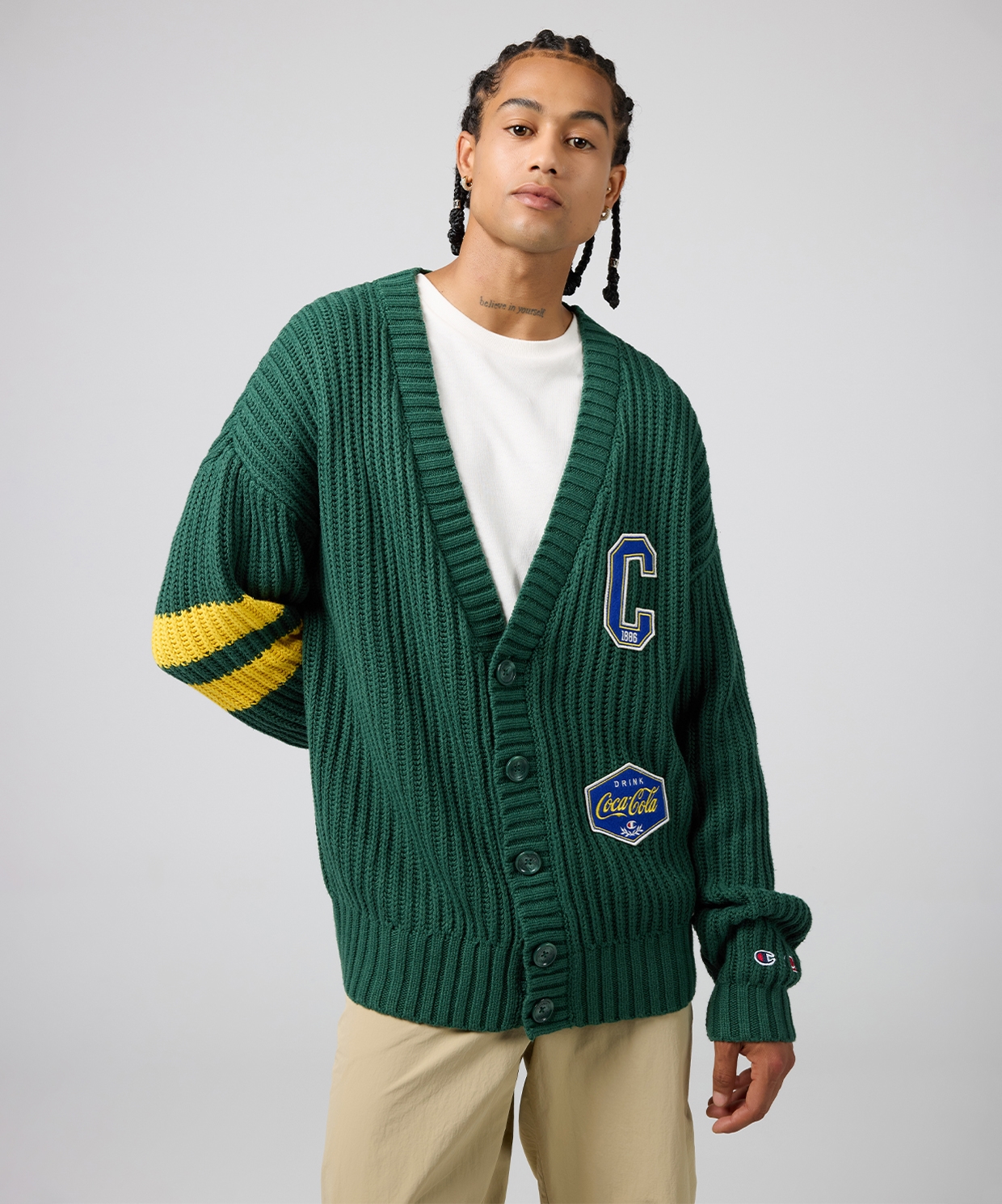 resm Champion Coca Cola Cardigan Top