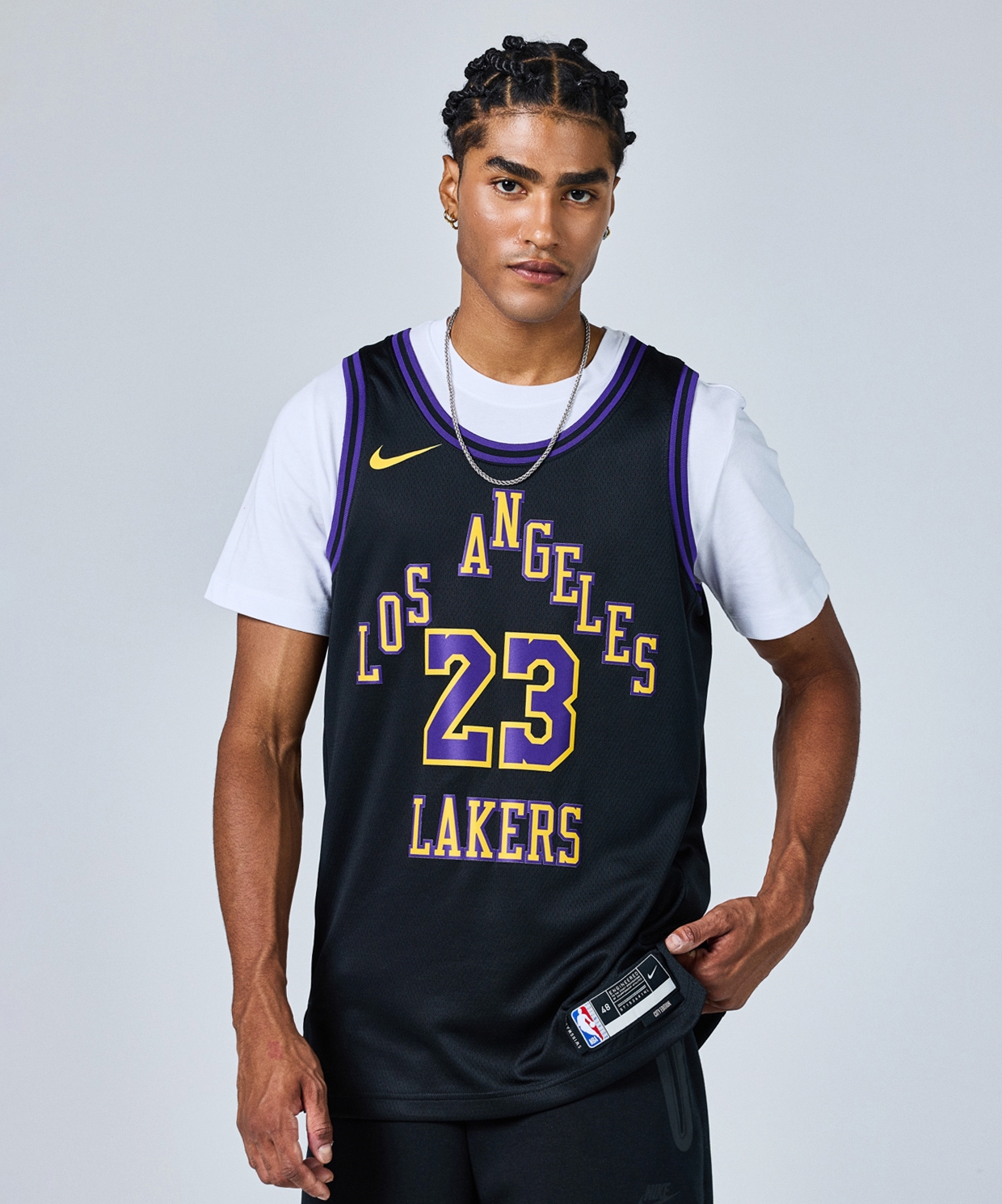 resm Nike Lebron James Los Angeles Lakers City Edition 2023/24