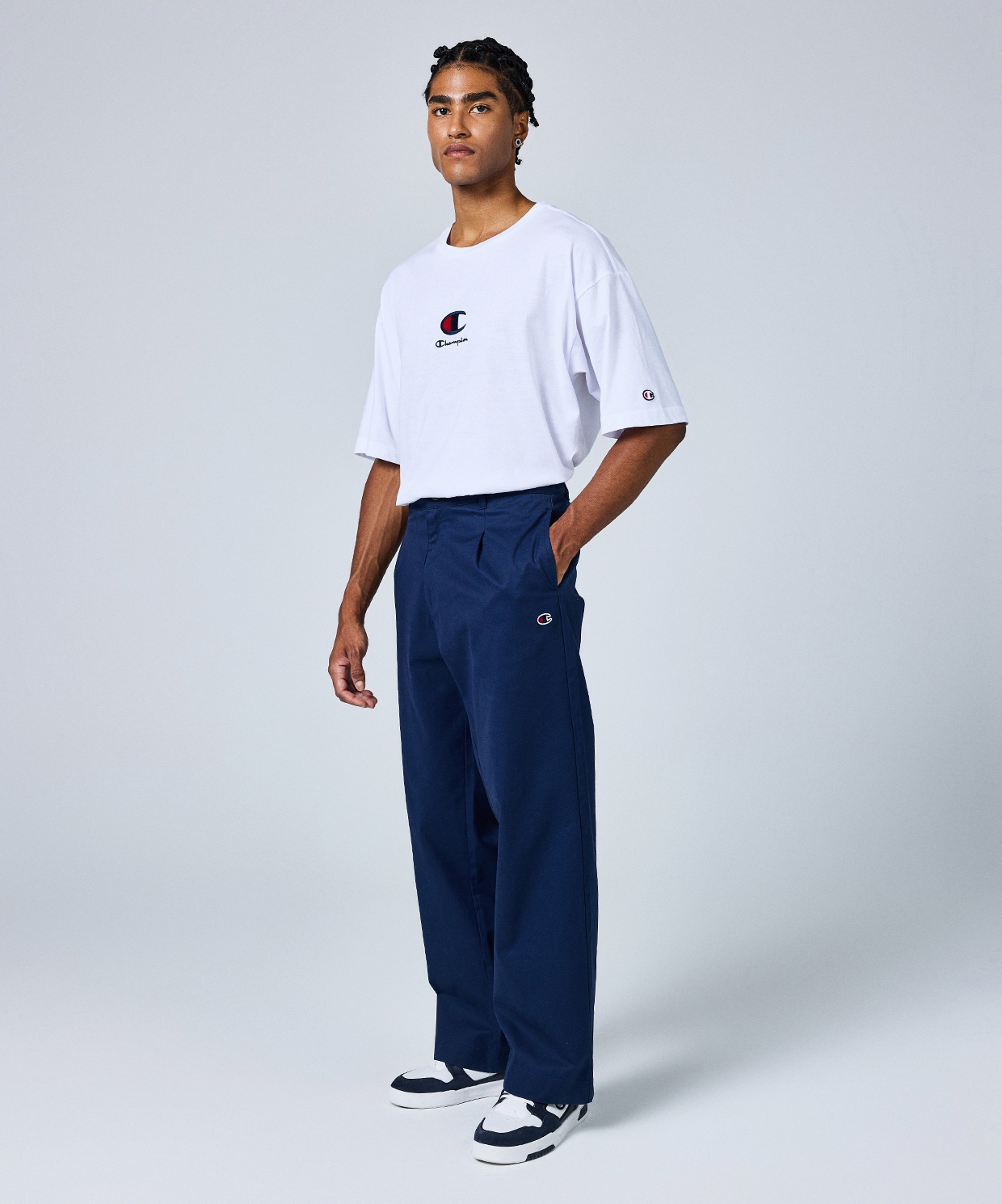 Champion Straight Hem Pants