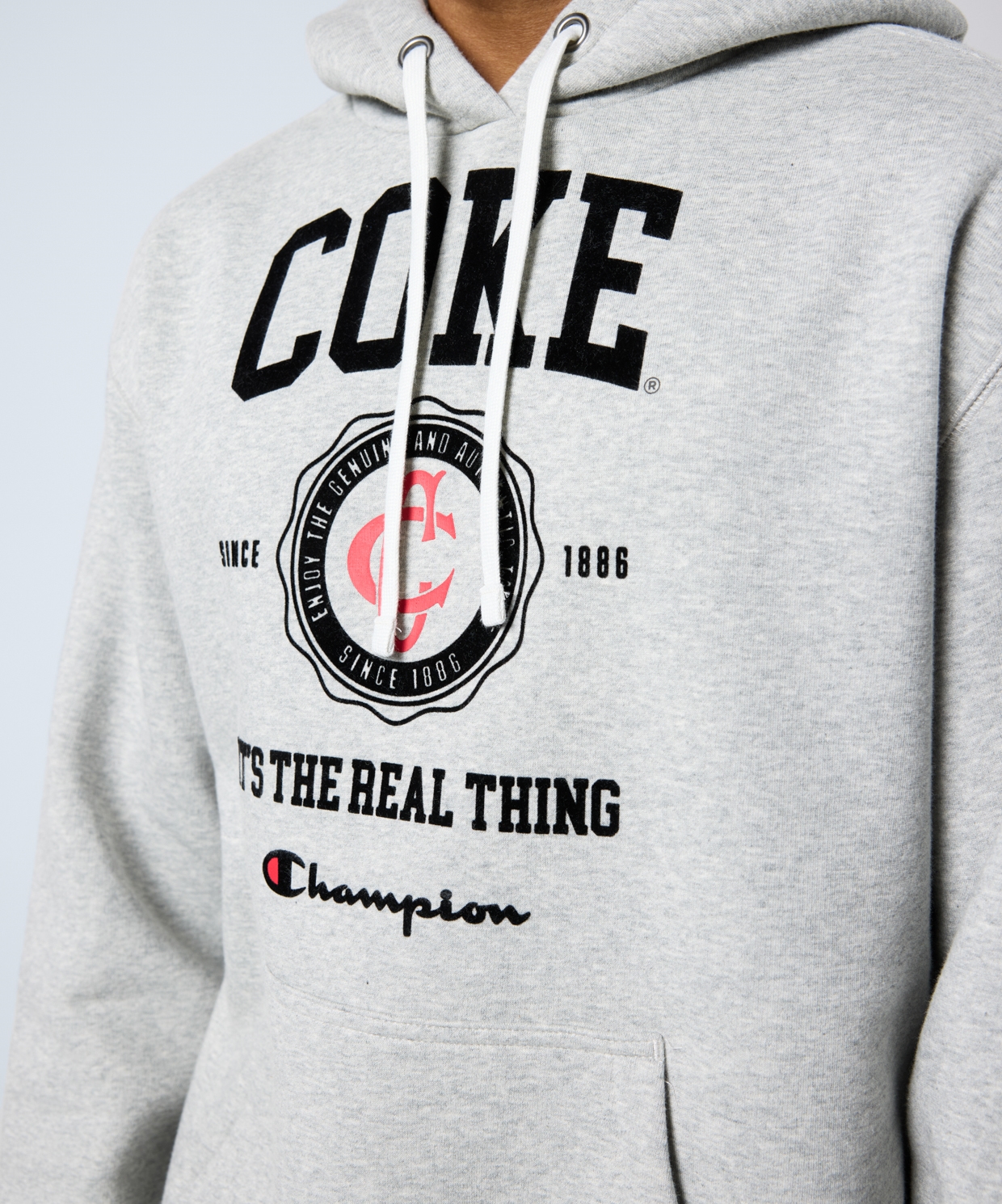 resm Champion Coca Cola Hooded Sweatshirt