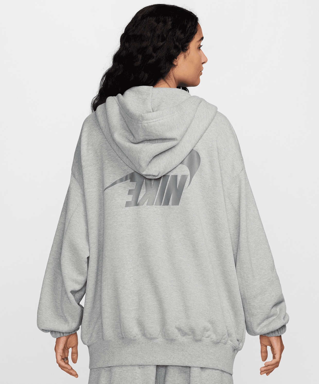 resm Nike Sportswear Oversized Full-Zip French Terry Hoodie