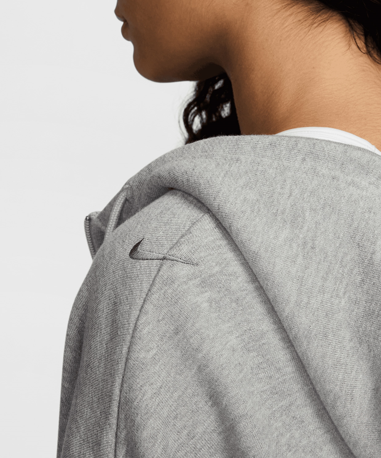 resm Nike Sportswear Oversized Full-Zip French Terry Hoodie