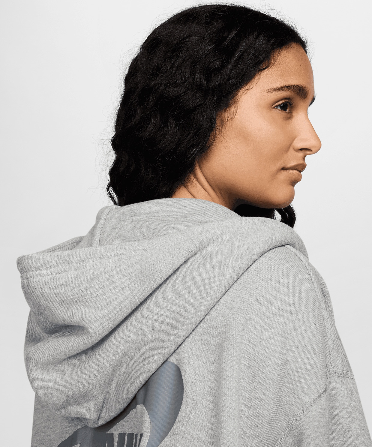 resm Nike Sportswear Oversized Full-Zip French Terry Hoodie