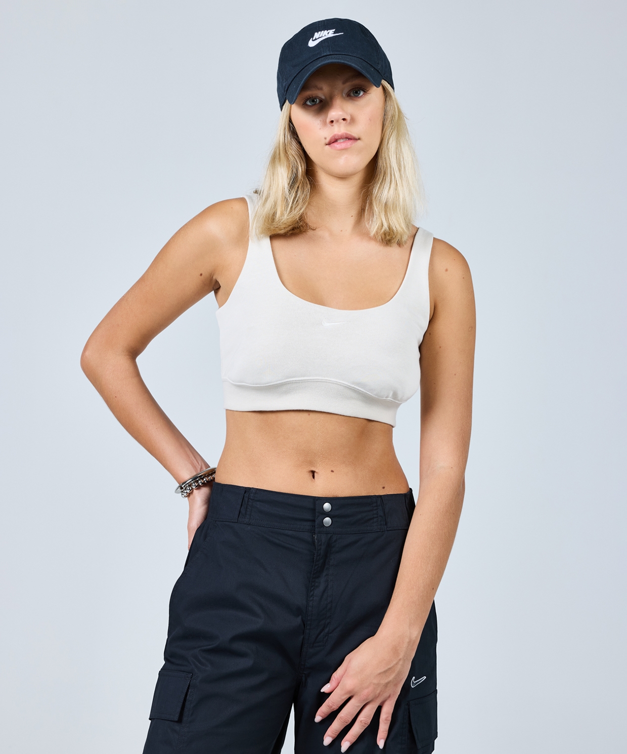 resm Nike Sportswear Chill Terry Cropped Tank