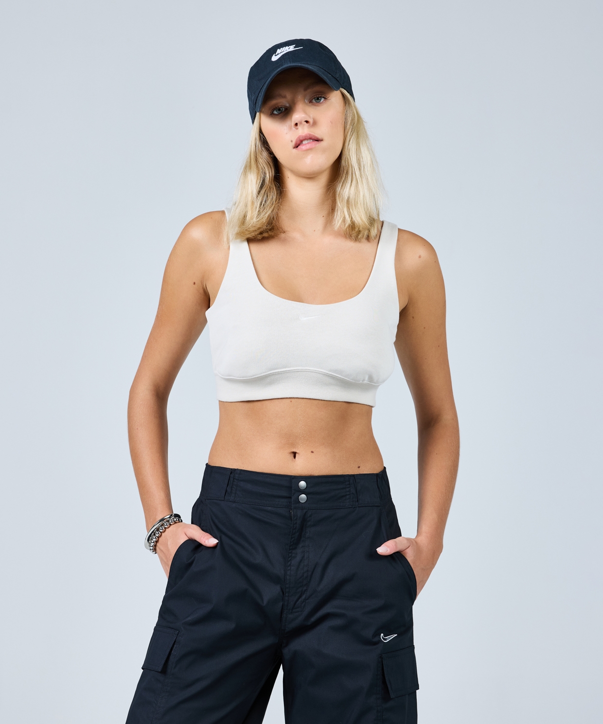 resm Nike Sportswear Chill Terry Cropped Tank