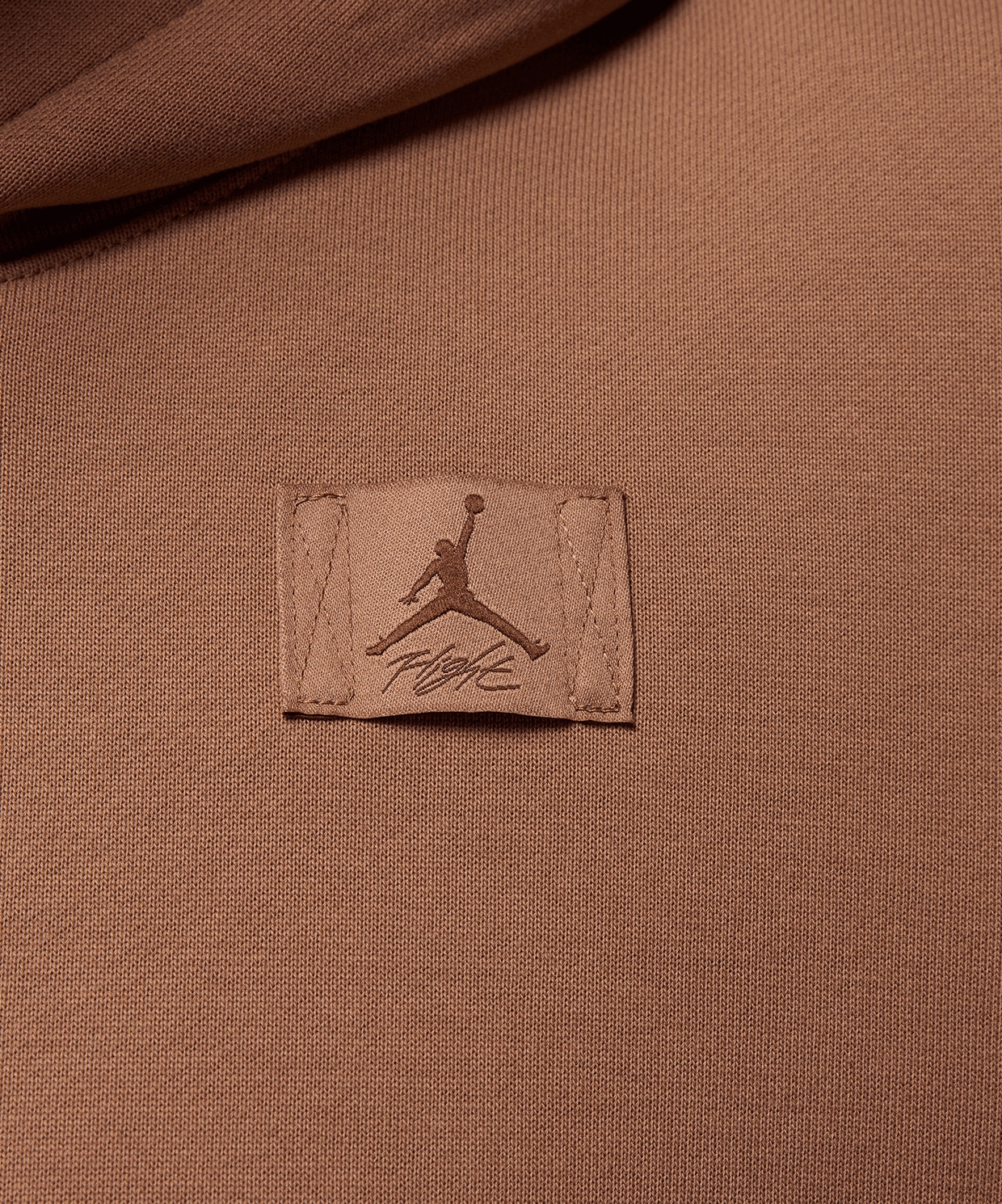 resm Jordan Flight Fleece Satin Lined Pullover Hoodie