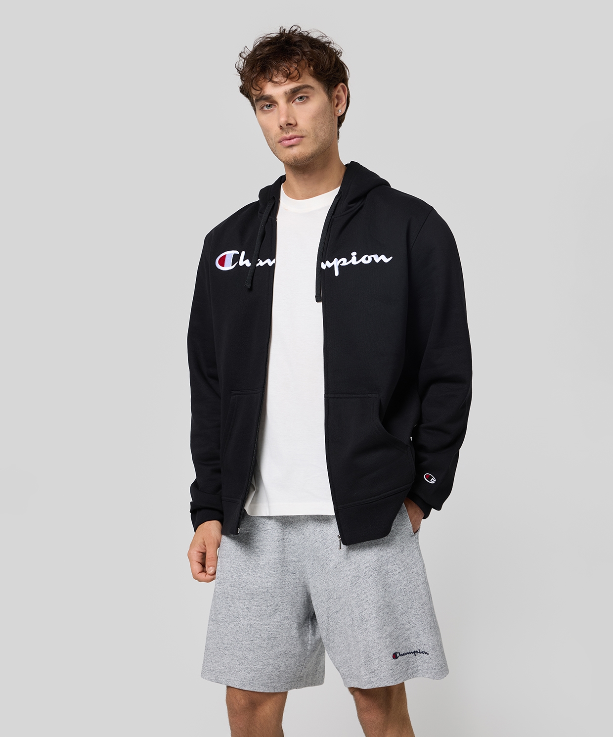 Champion Full Zip Hoodie Sweatshirt