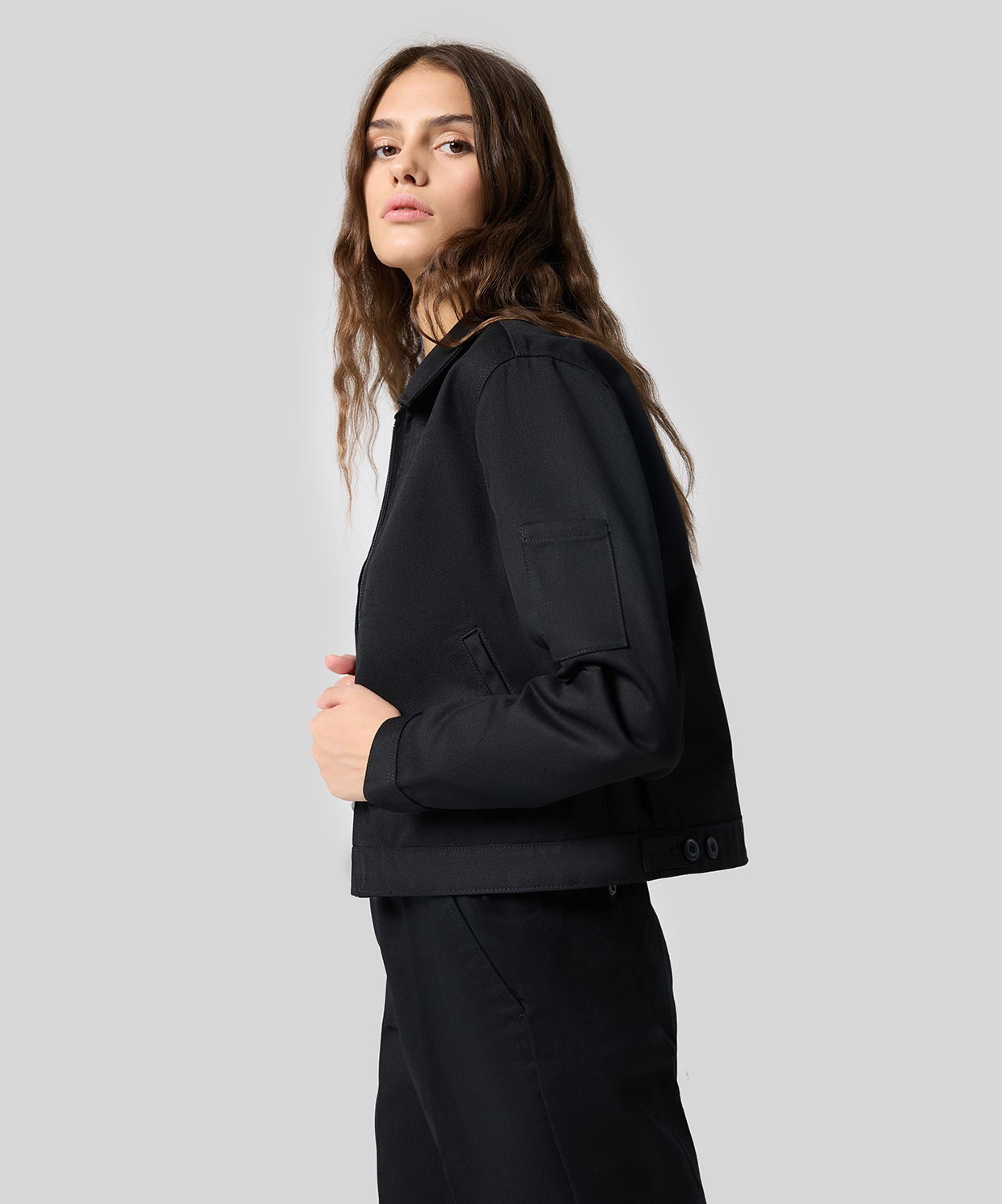 Dickies W Unlined Cropped Eisenhower Jacket