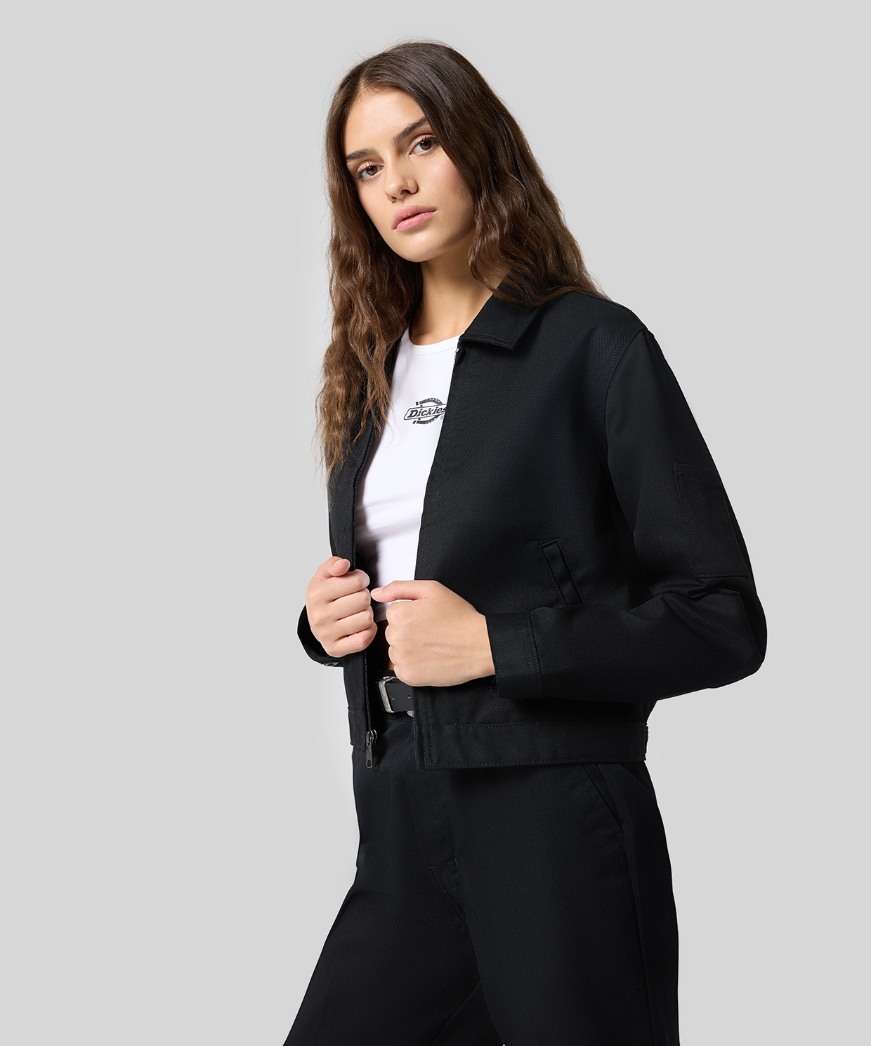 Dickies W Unlined Cropped Eisenhower Jacket
