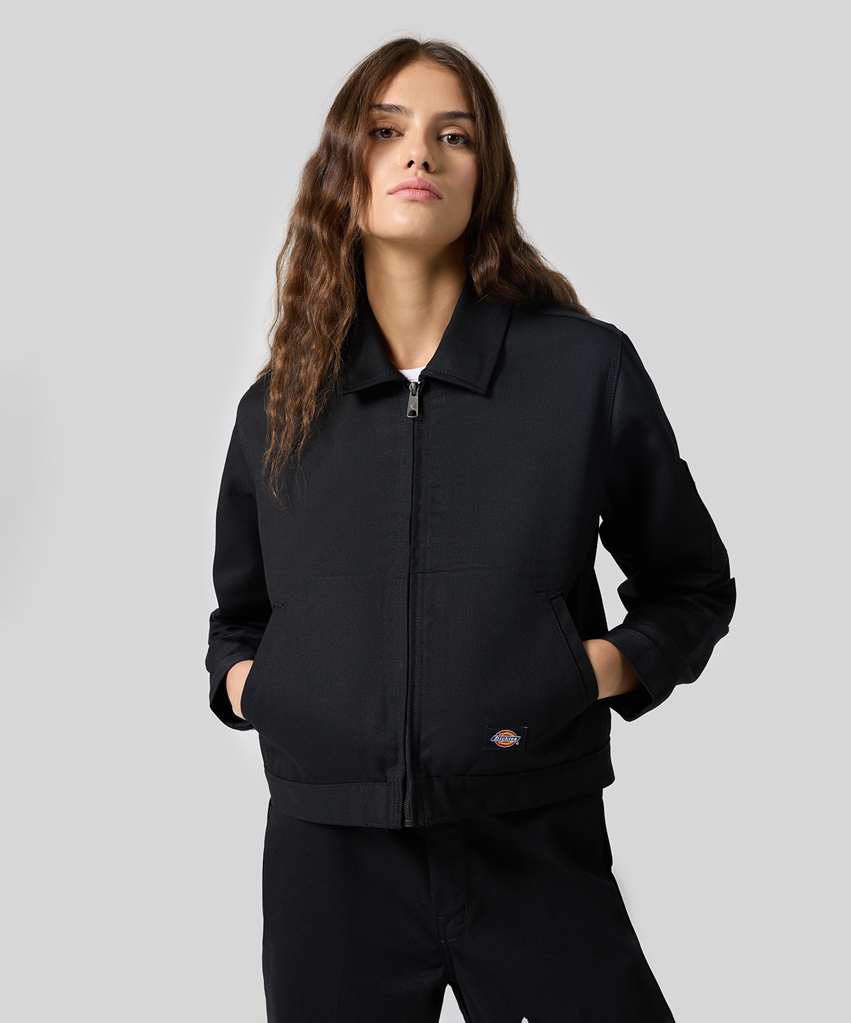 Dickies W Unlined Cropped Eisenhower Jacket