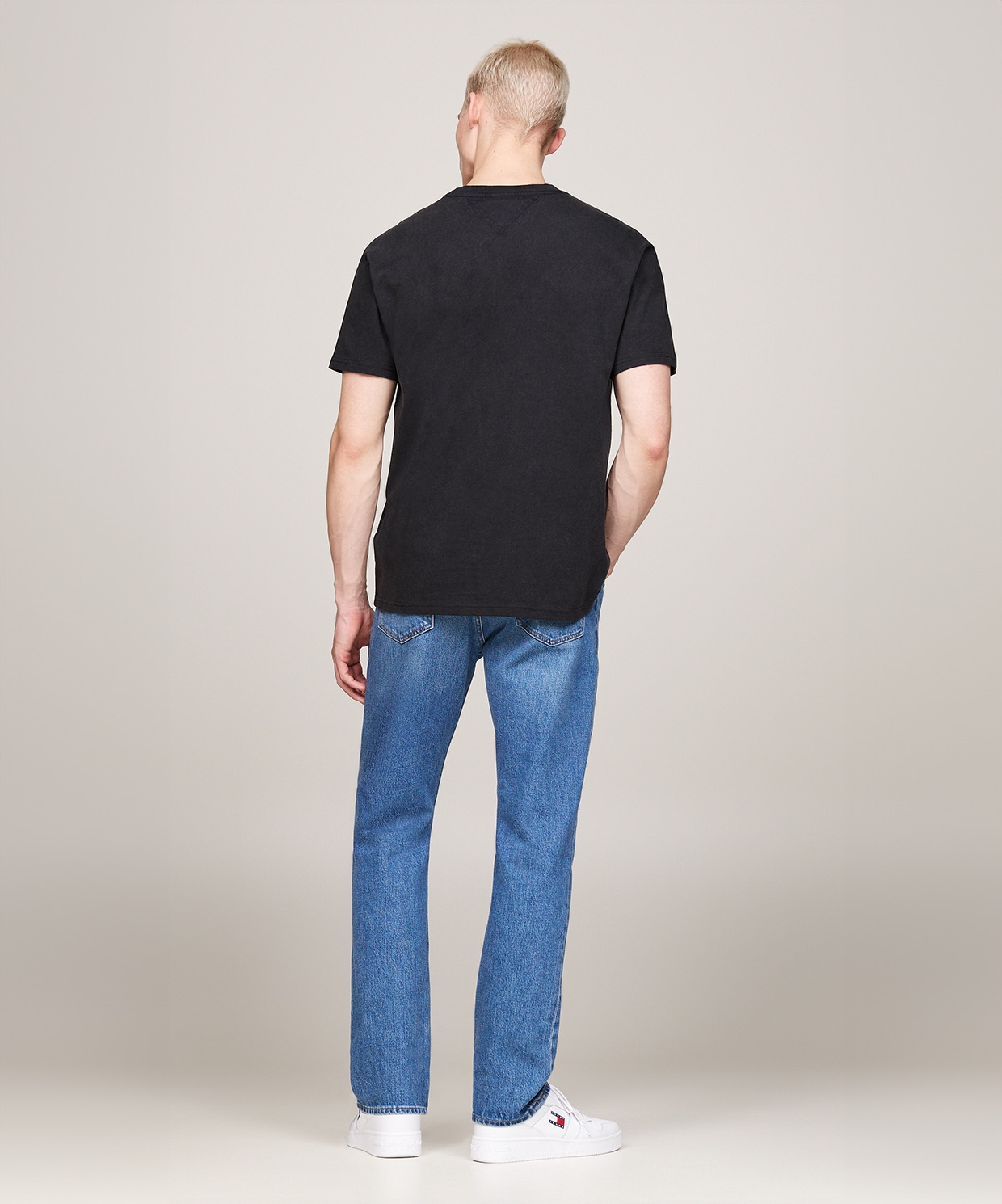 Tommy Jeans Garment Dyed Logo Embroidery T-Shirt