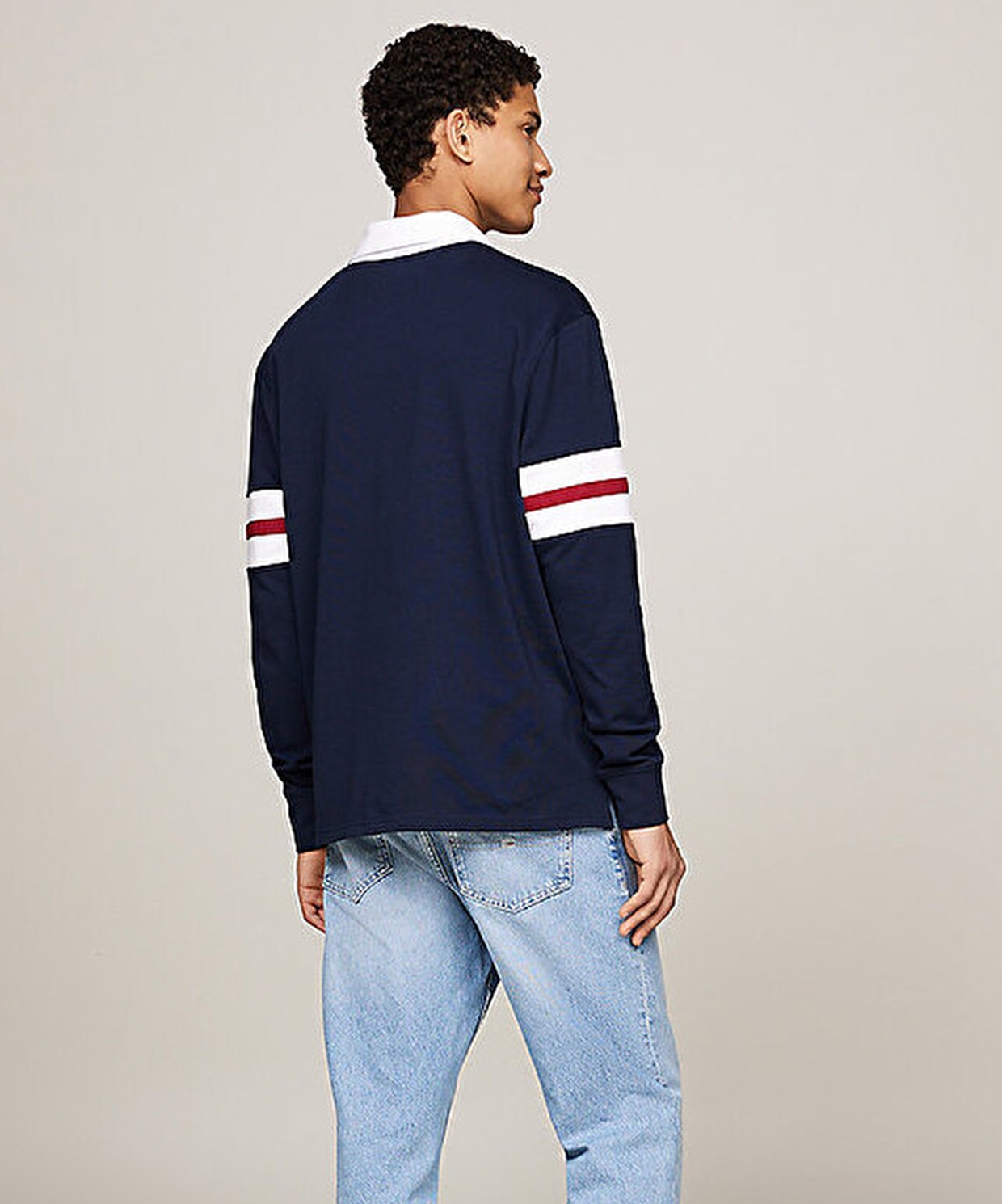 Tommy Jeans Varsity Casual Fit Rugby Polo Sweatshirt