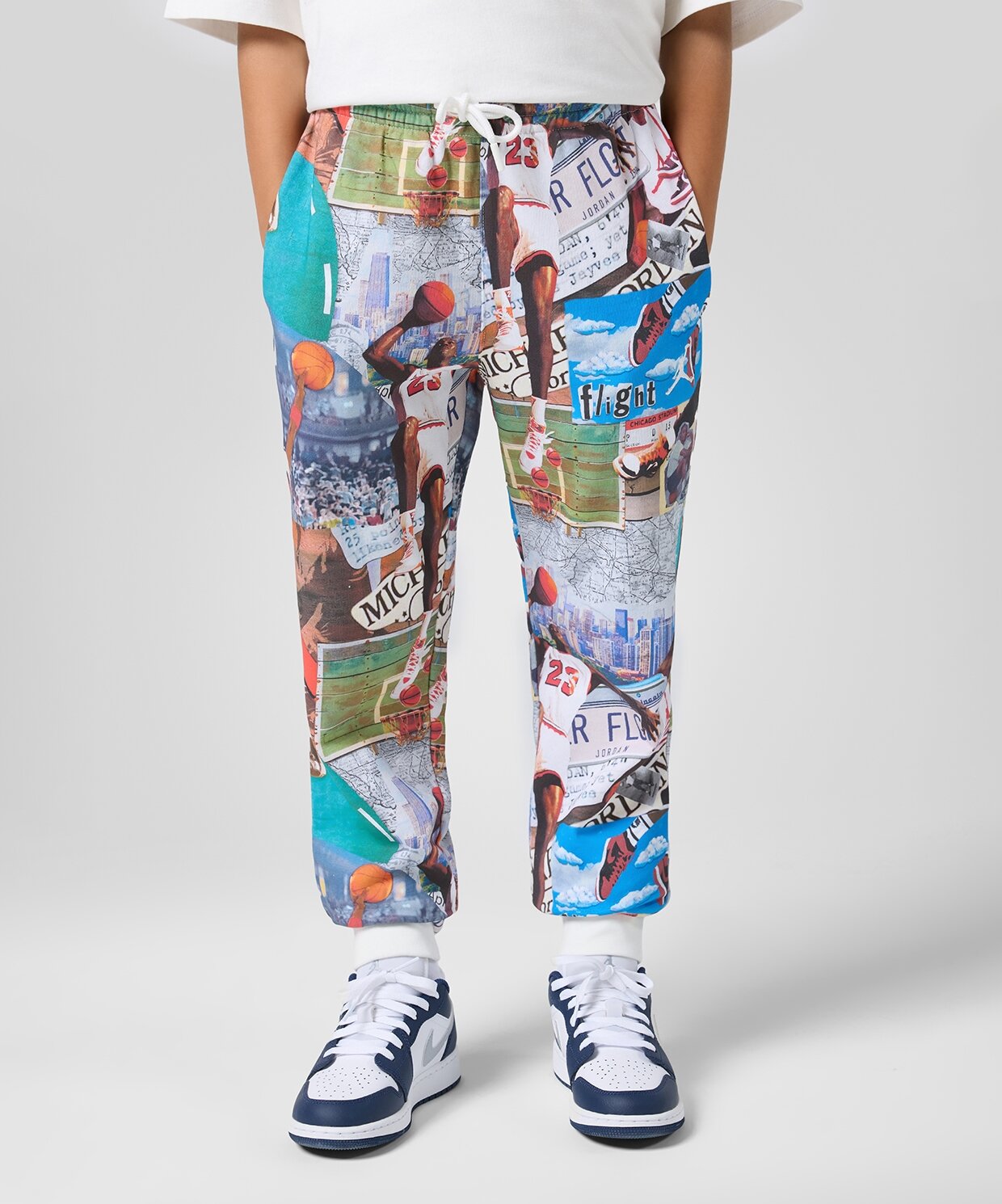 resm Jordan Brooklyn All Over Print Fleece Pant
