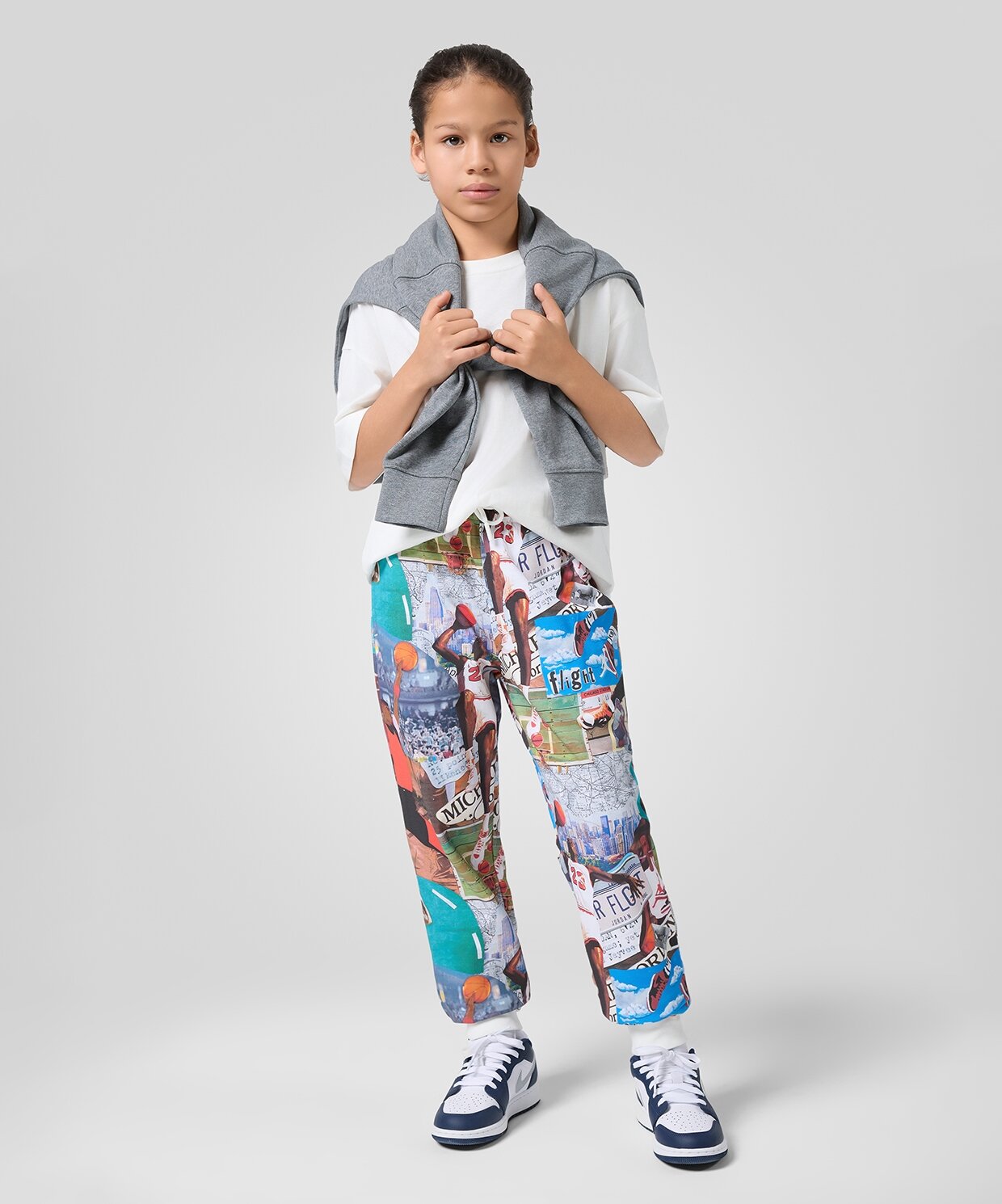 resm Jordan Brooklyn All Over Print Fleece Pant