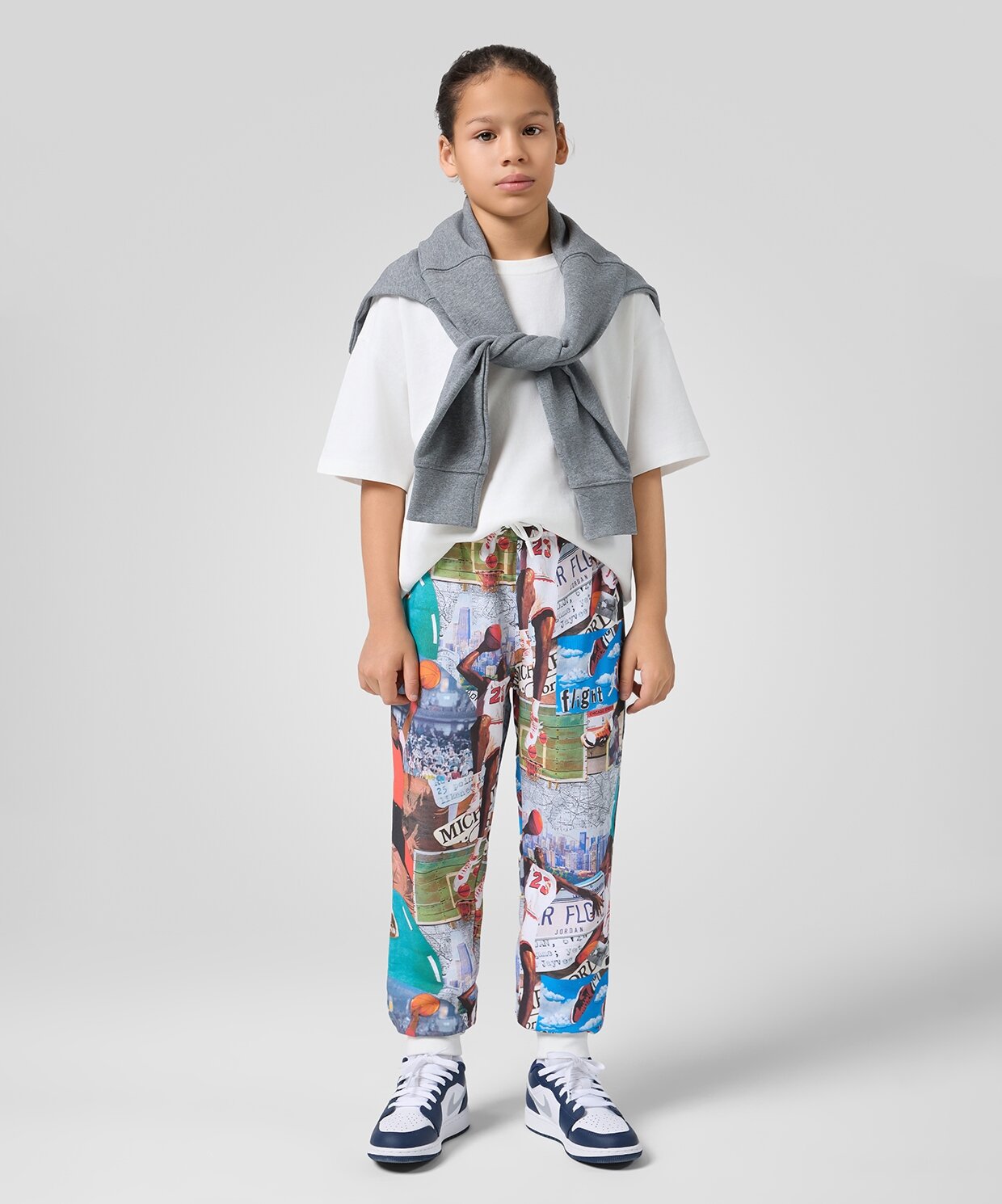 resm Jordan Brooklyn All Over Print Fleece Pant