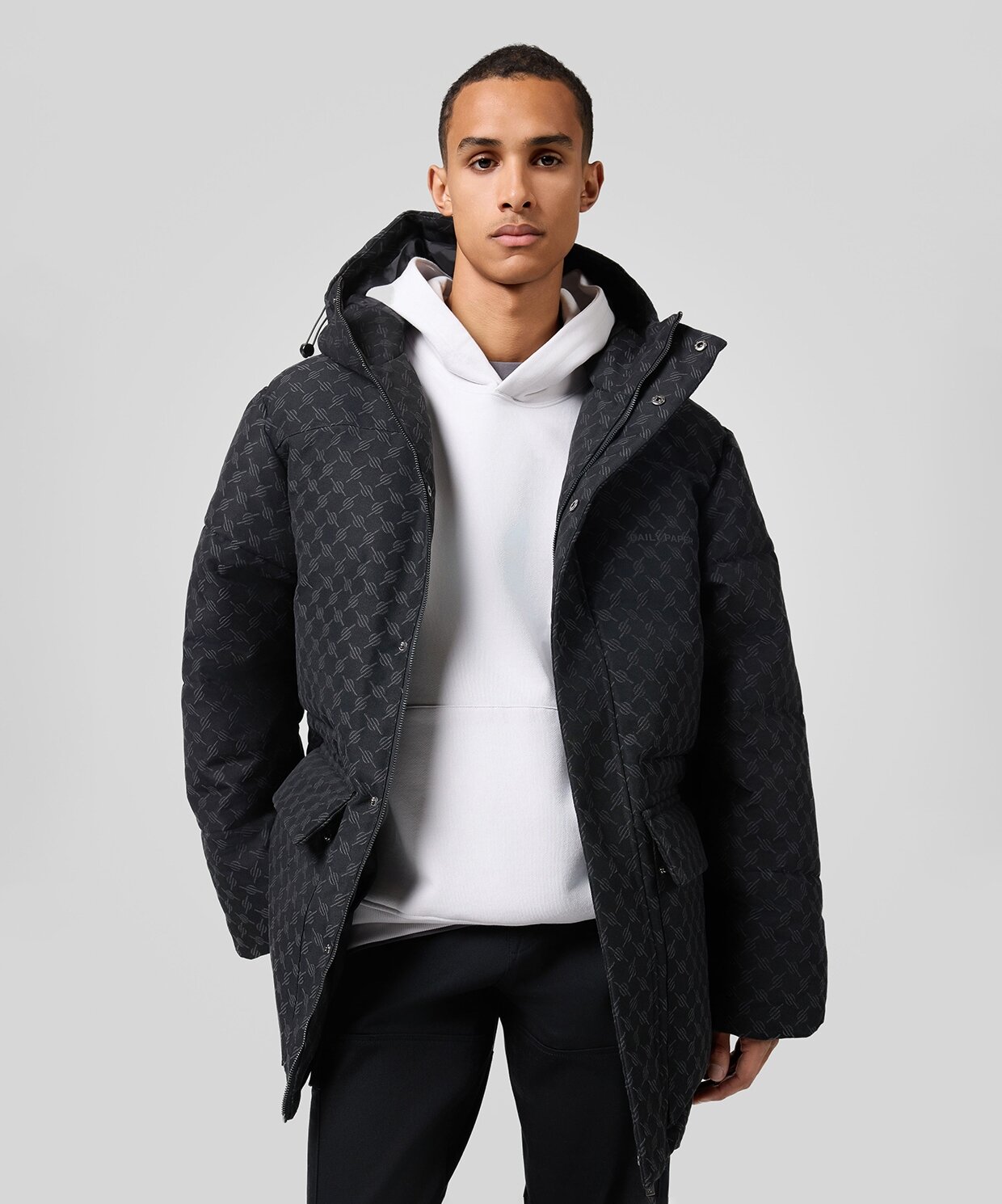 resm Daily Paper Oba Cotton Monogram Puffer