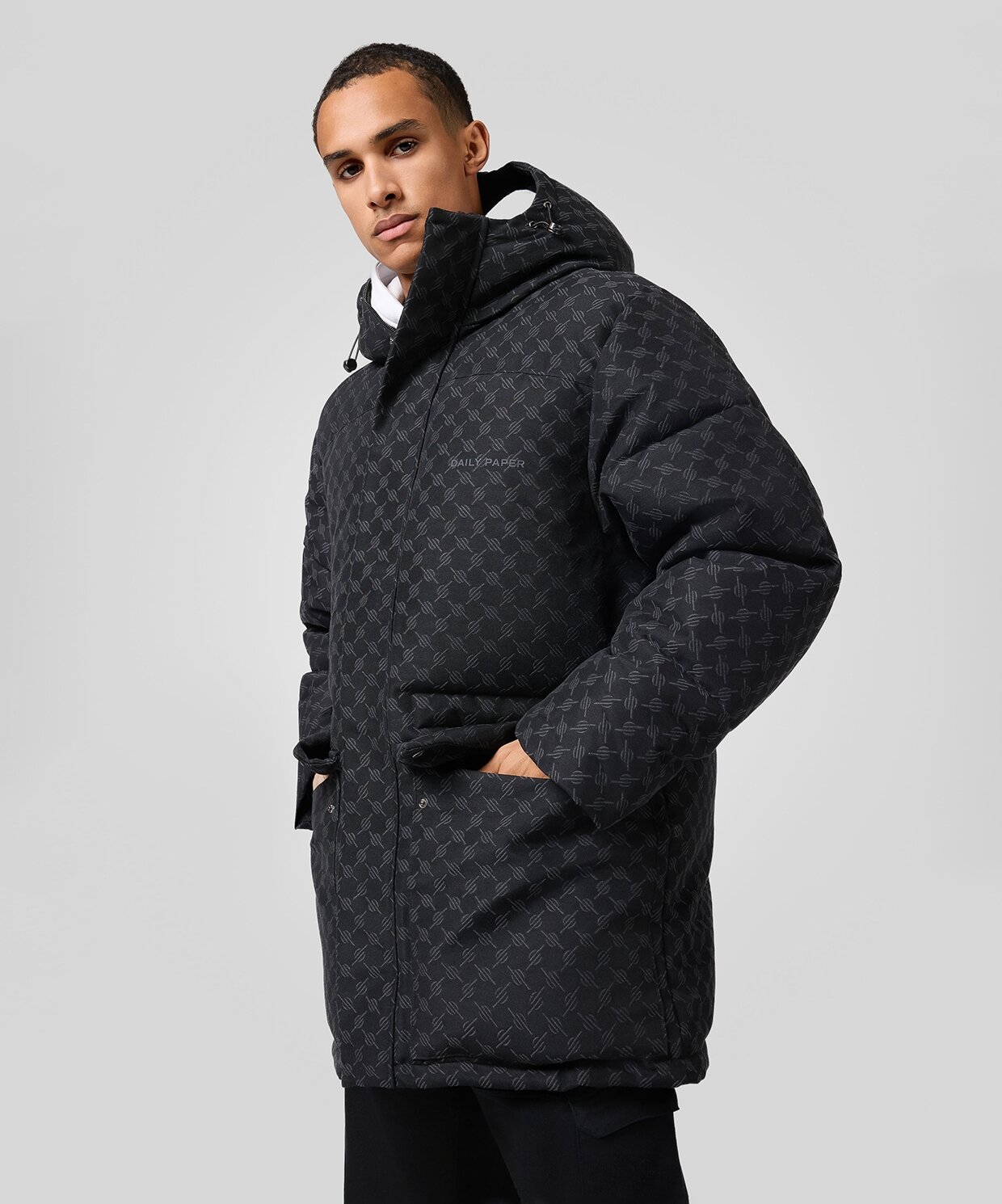 resm Daily Paper Oba Cotton Monogram Puffer