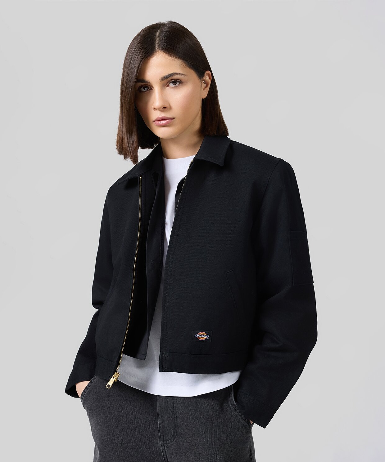 resm Dickies Lined Eisenhower Crop W Rec