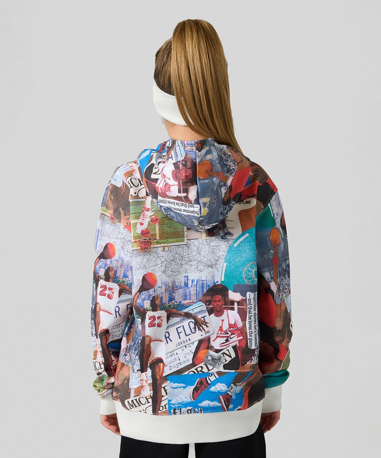 resm Jordan Brooklyn All Over Print Fleece Pullover