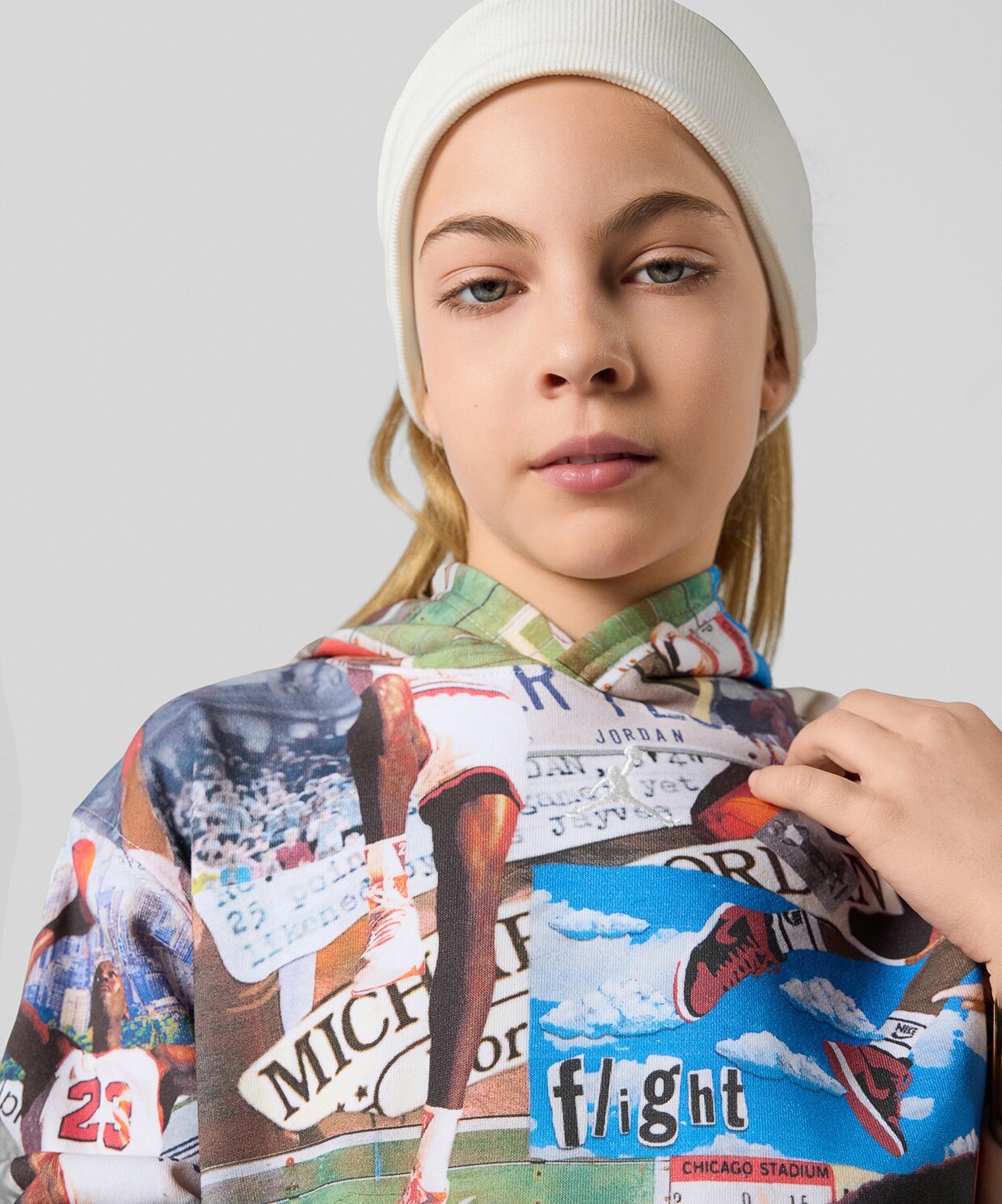 resm Jordan Brooklyn All Over Print Fleece Pullover