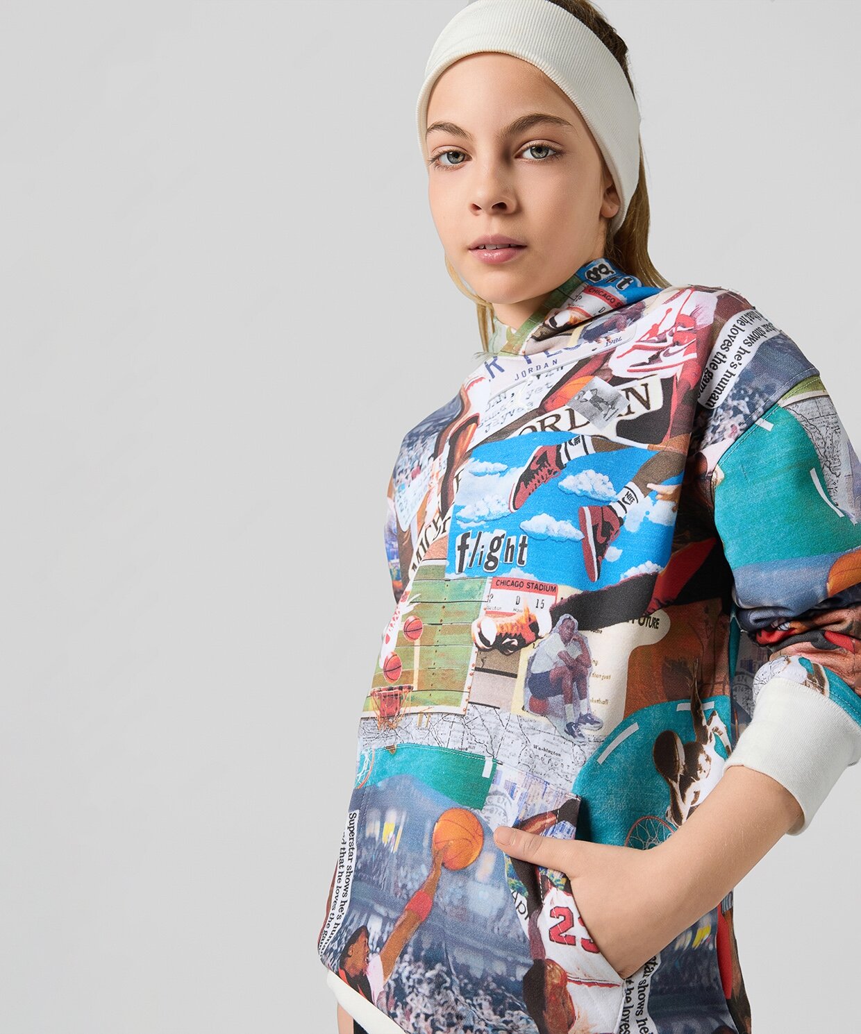 resm Jordan Brooklyn All Over Print Fleece Pullover