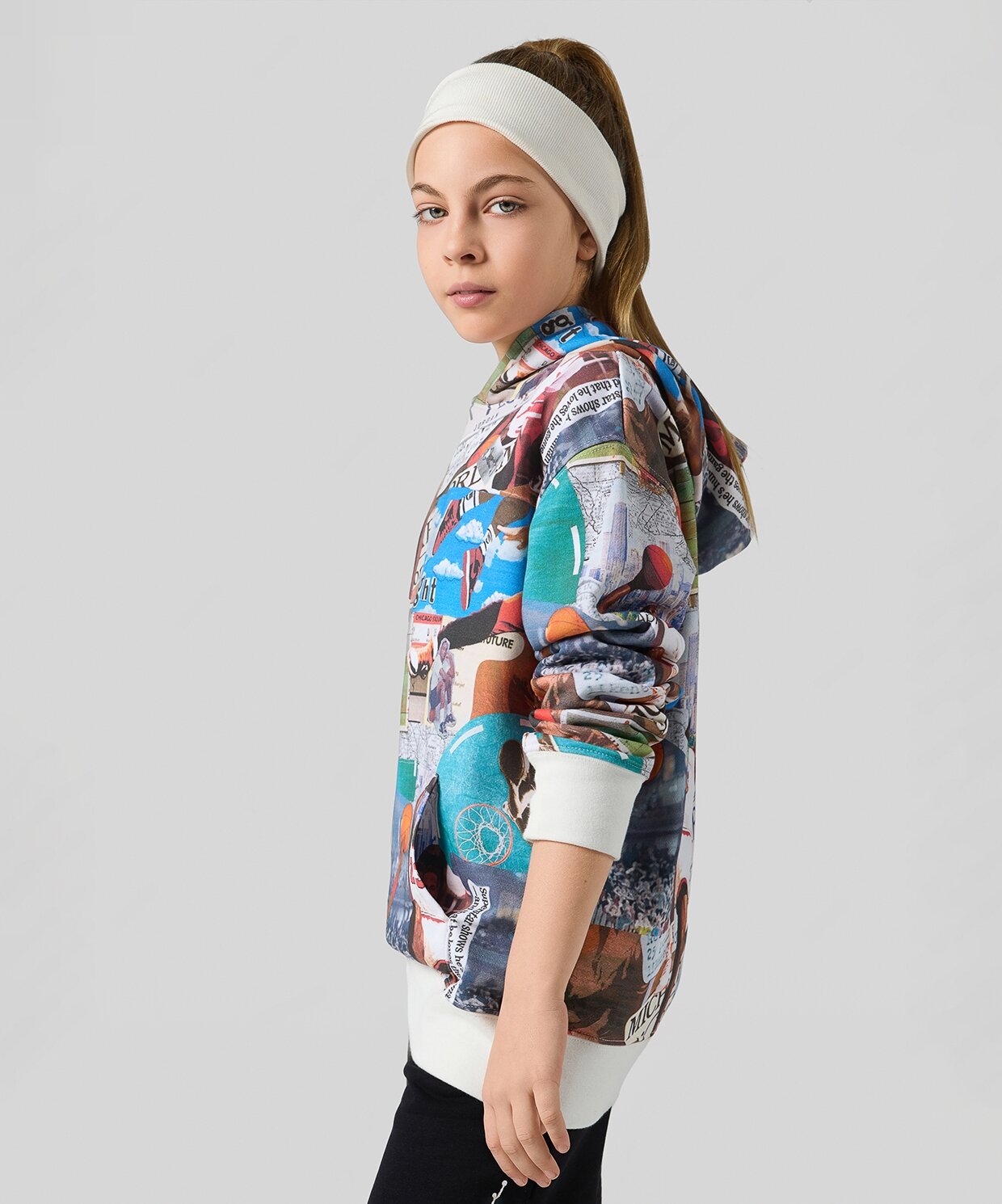 resm Jordan Brooklyn All Over Print Fleece Pullover