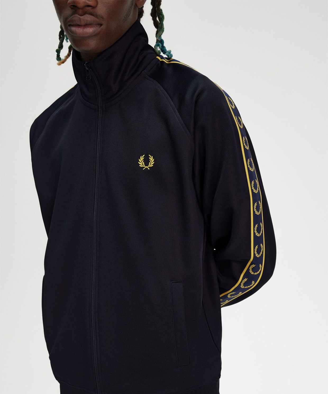 Fred Perry Contrast Tape Track Jacket
