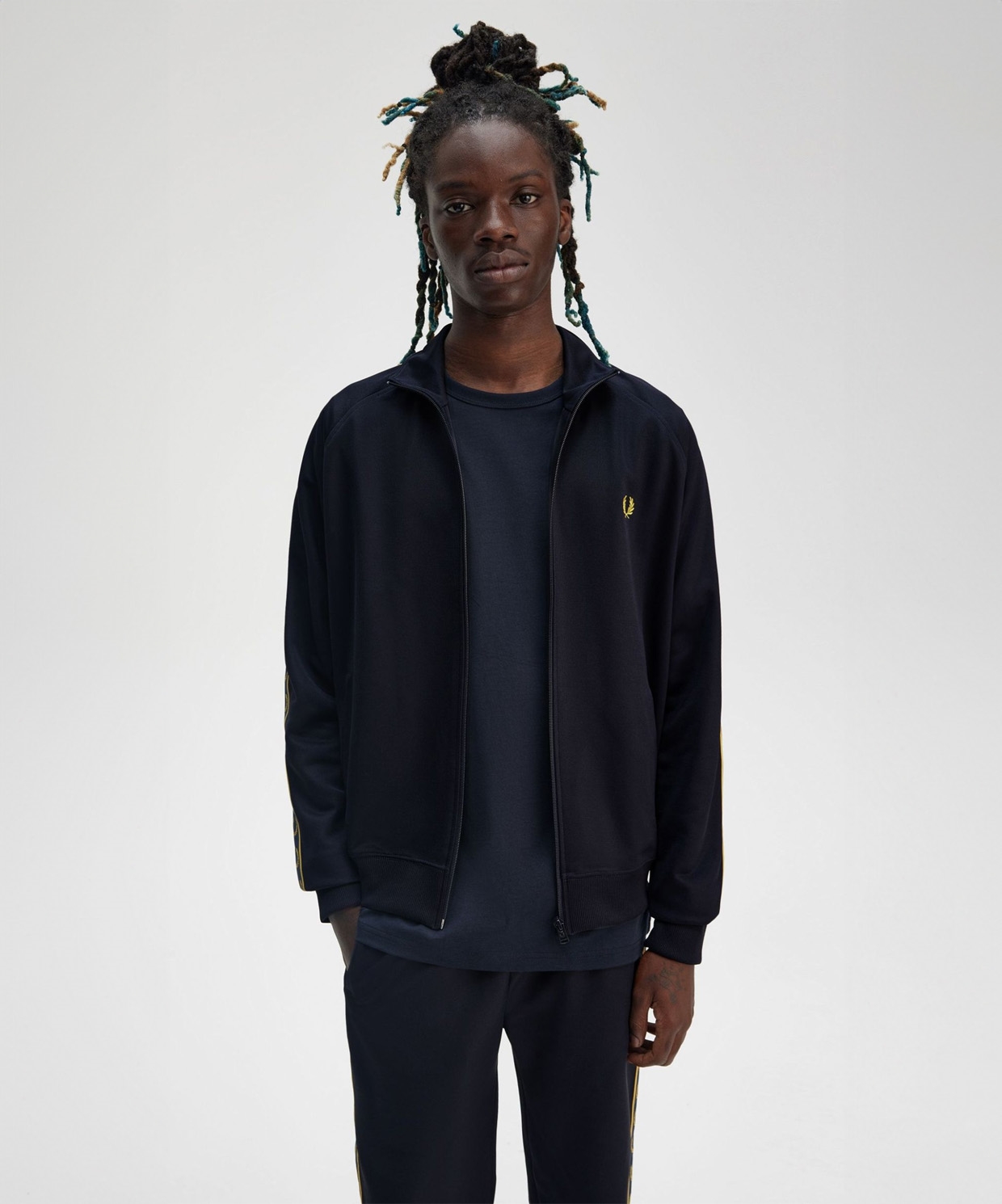 Fred Perry Contrast Tape Track Jacket