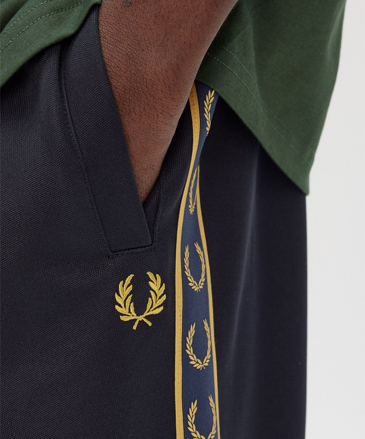 Fred Perry Contrast Tape Track Pants