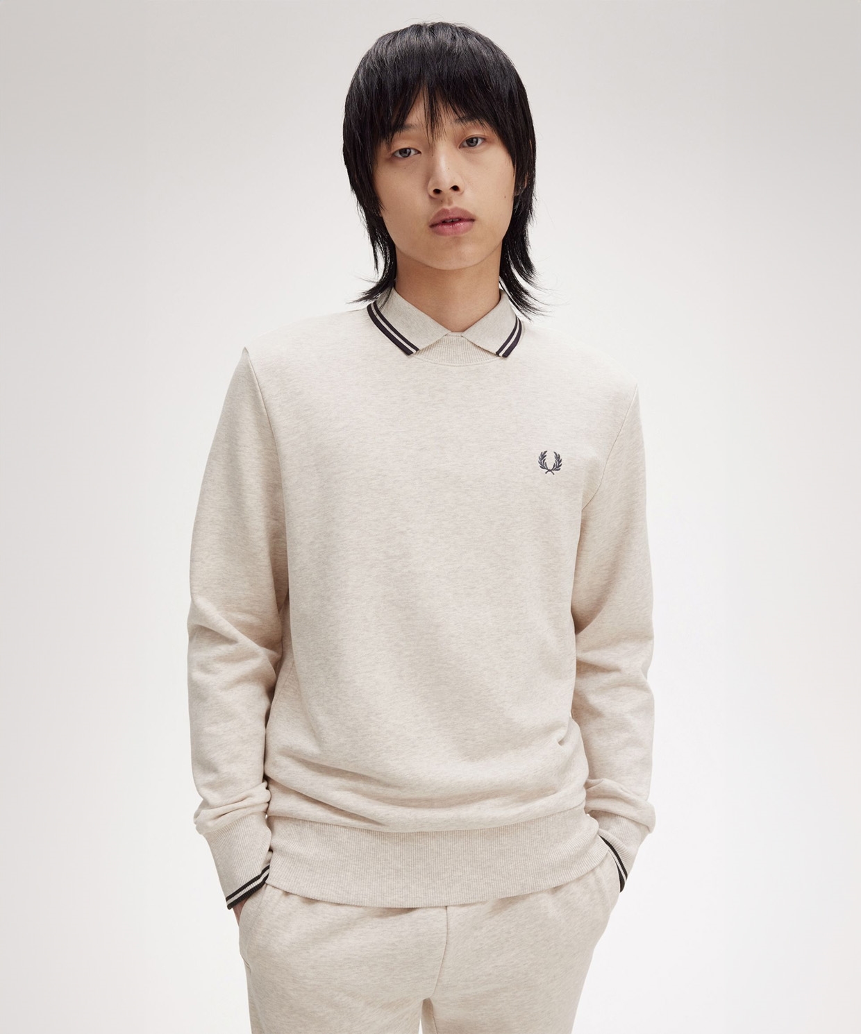 Fred Perry Crew Neck Sweatshirt