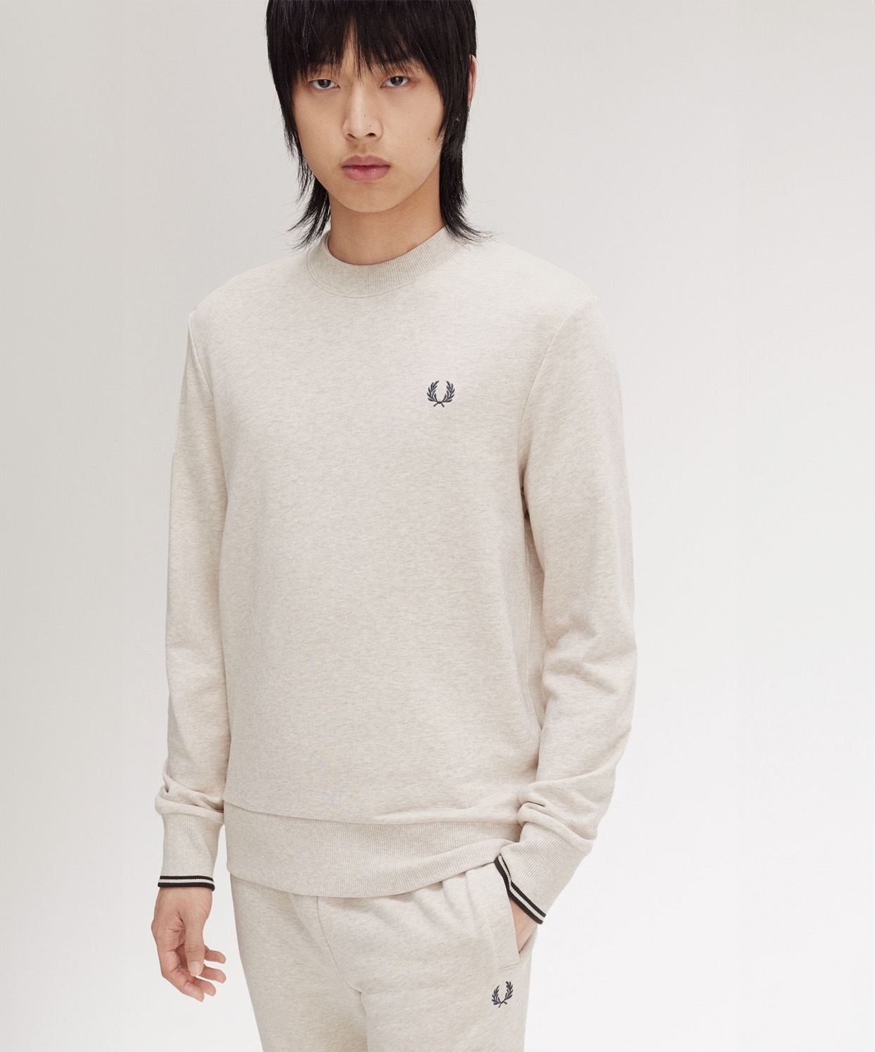 Fred Perry Crew Neck Sweatshirt