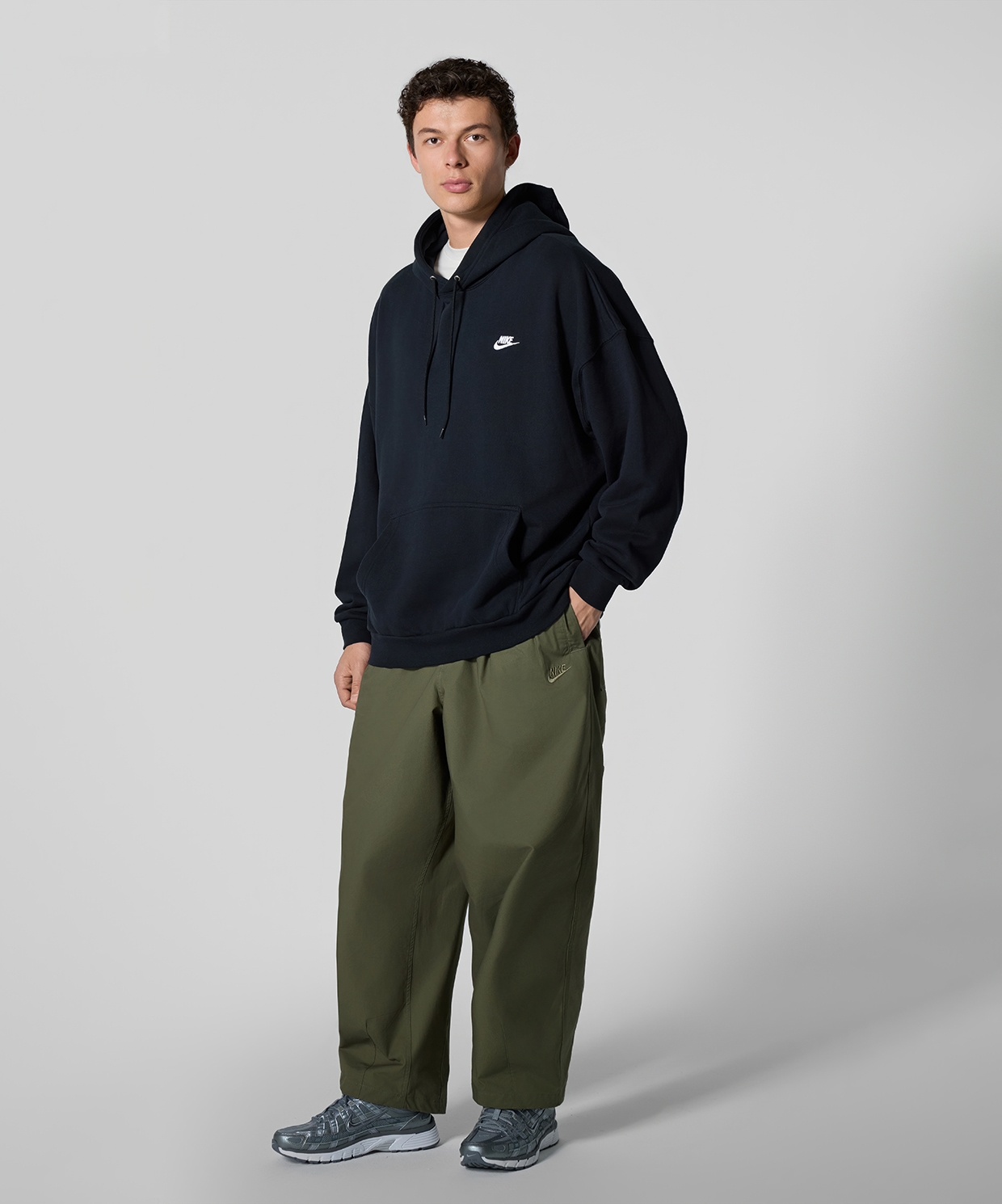 Nike Club Fleece Oversized French Terry Pullover Hoodie