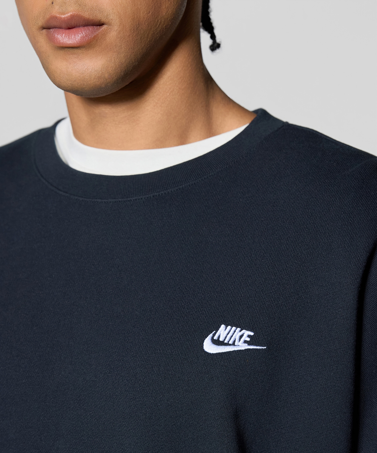 Nike Club Fleece Oversized French Terry Crew