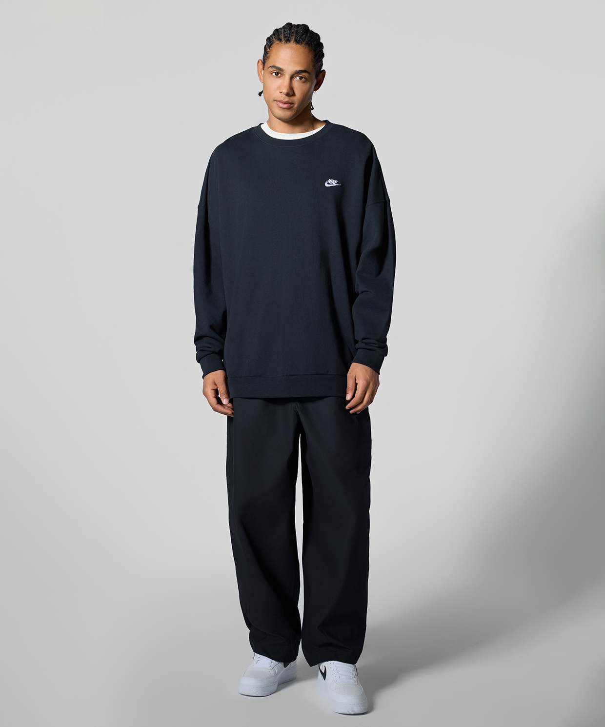 Nike Club Fleece Oversized French Terry Crew