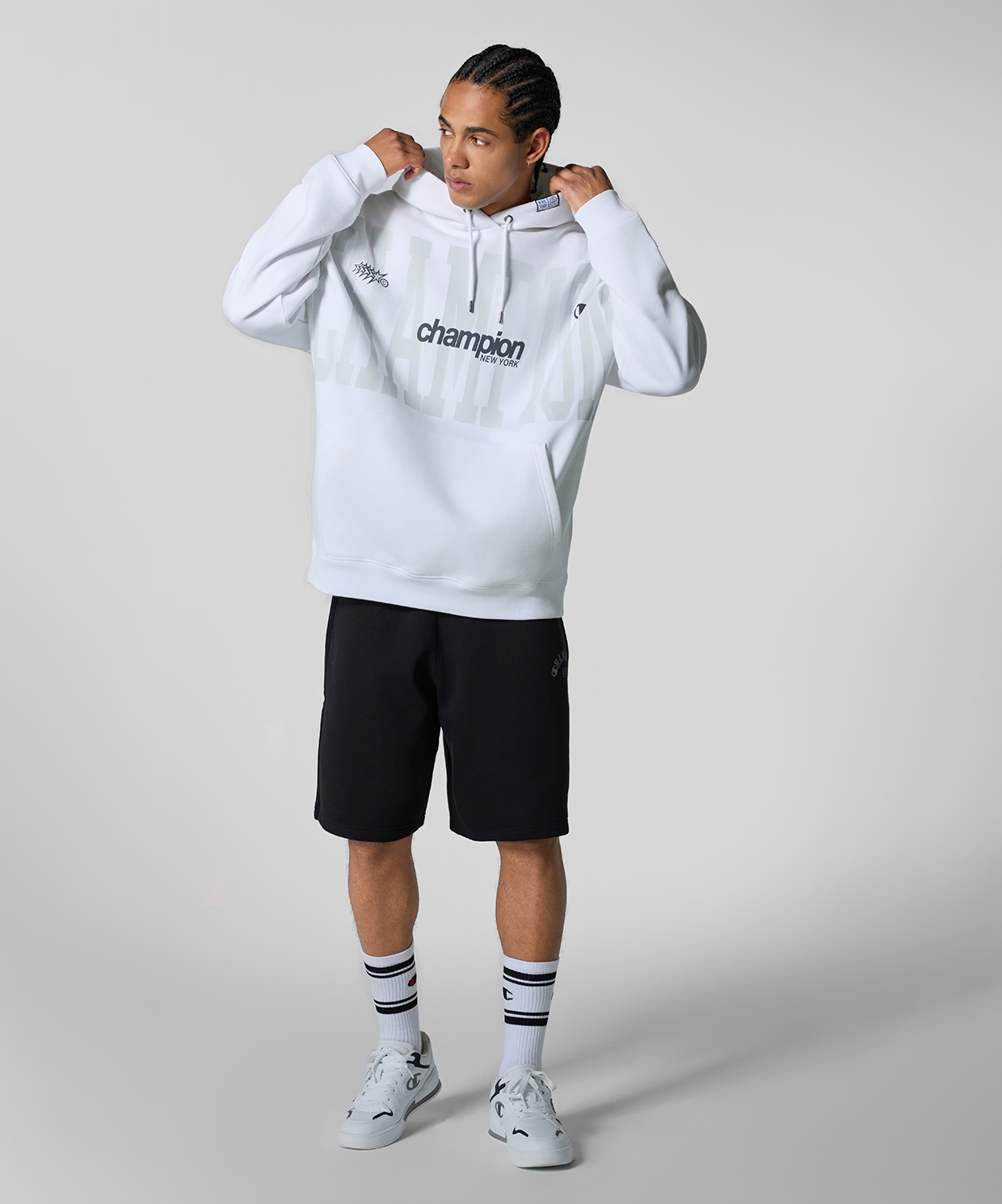 Champion Urban Contemporary Hooded Sweatshirt