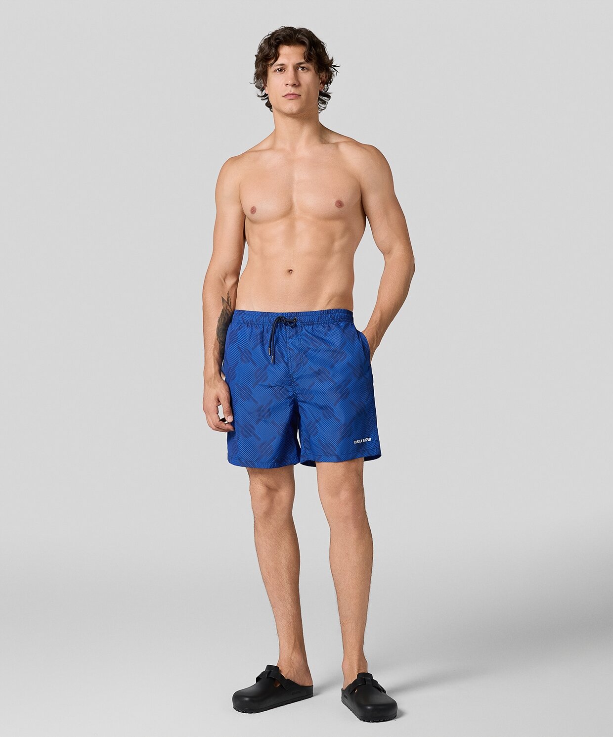 resm Daily Paper Dotted Monogram Swimshorts