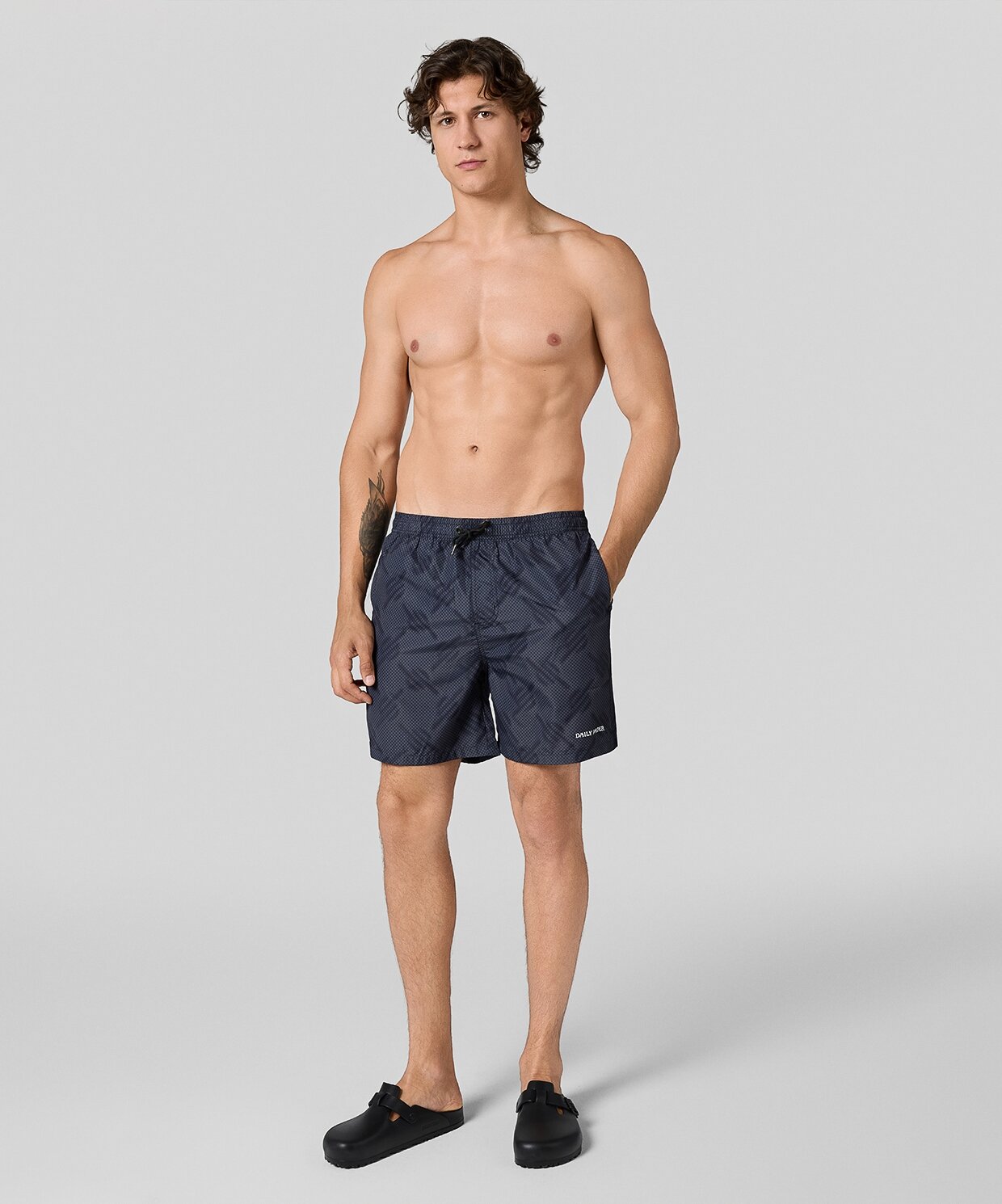 resm Daily Paper Dotted Monogram Swimshorts