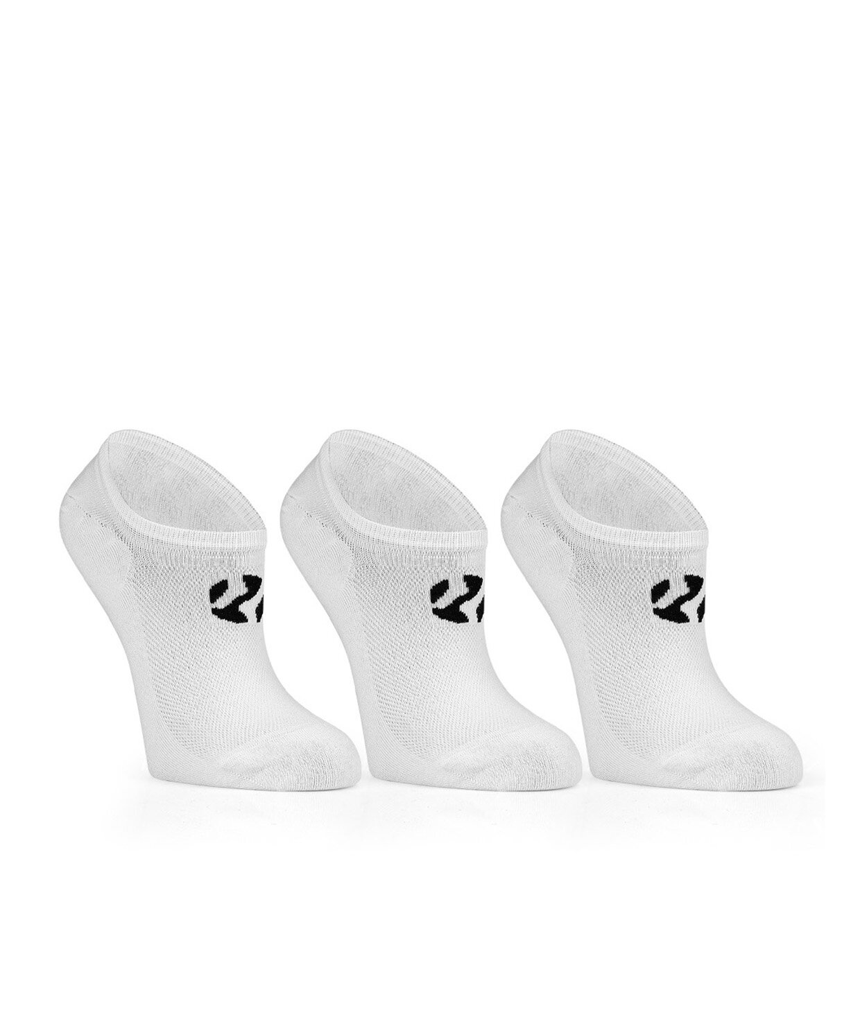 resm Monsieur Chaussette No Show White Socks 3lü Paket