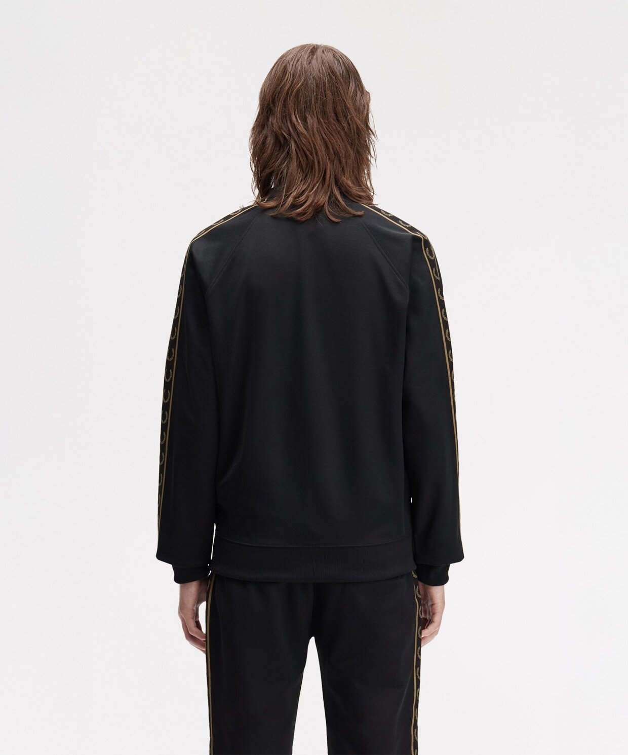 resm Fred Perry Contrast Tape Track Jacket