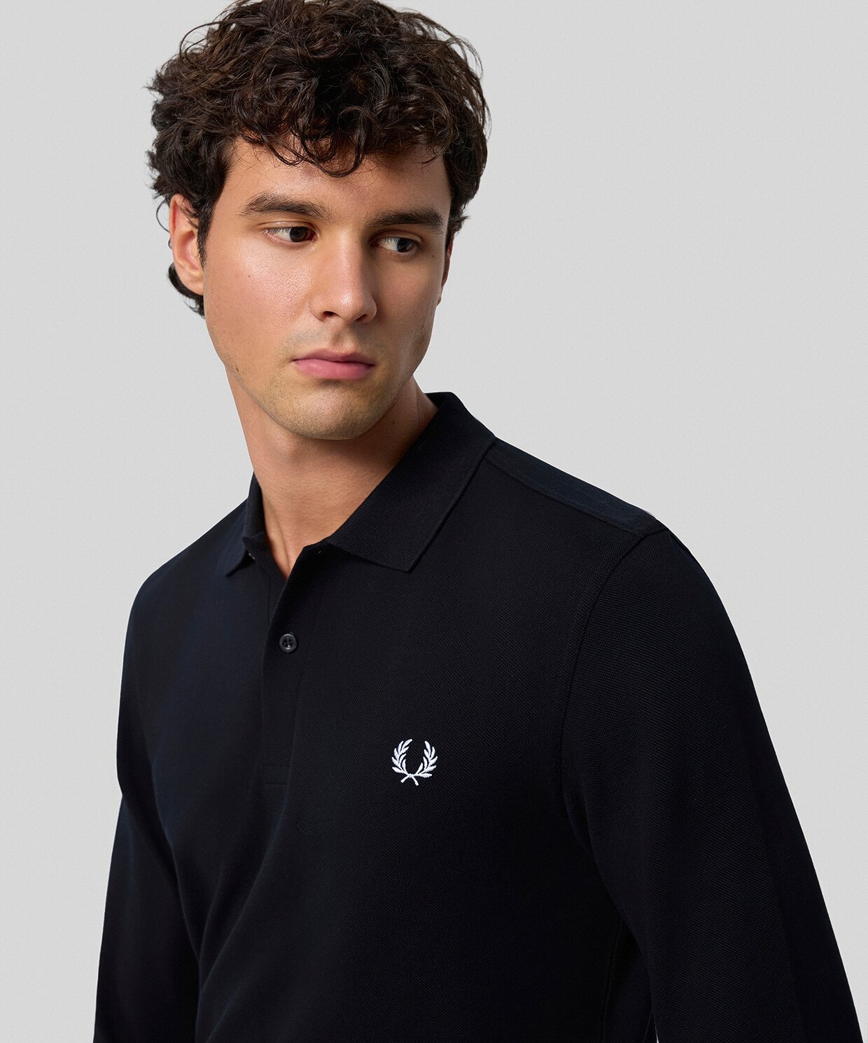 resm Fred Perry Long Sleeve Shirt