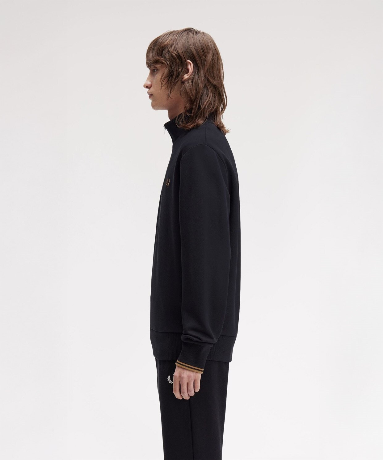 resm Fred Perry Half Zip Sweatshirt