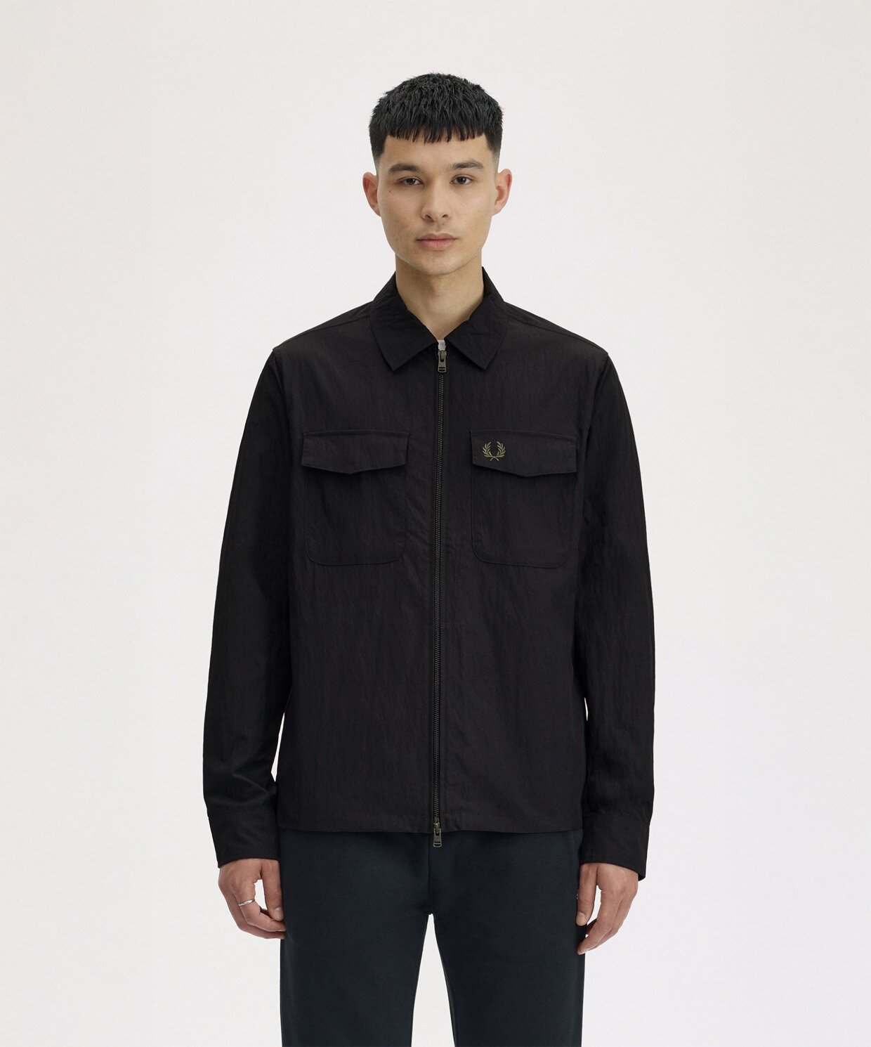 resm Fred Perry Zip Through Overshirt